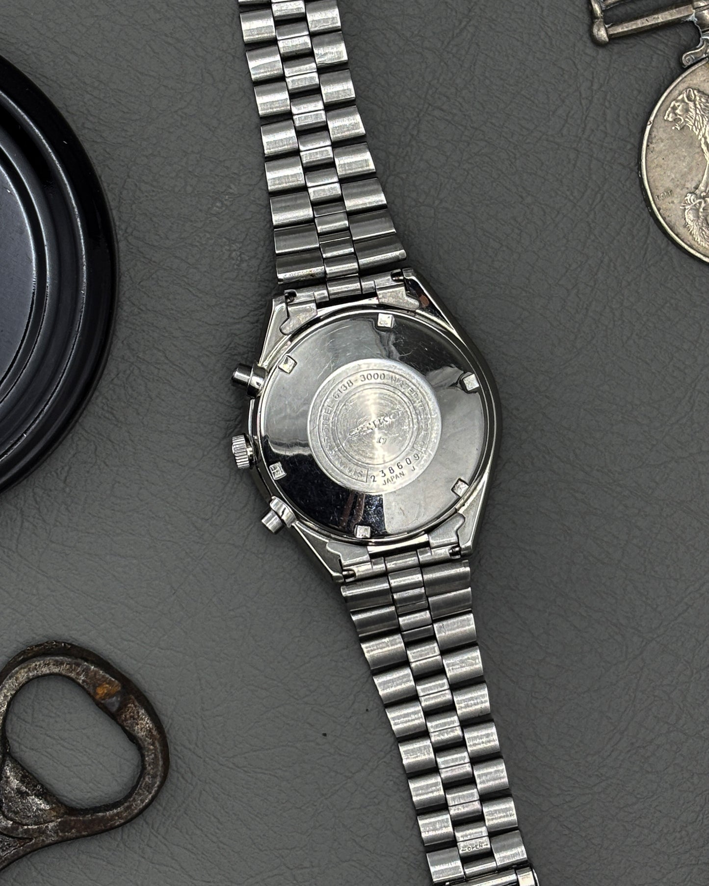 Seiko Jumbo Chronograph - America version - Stelux bracelet
