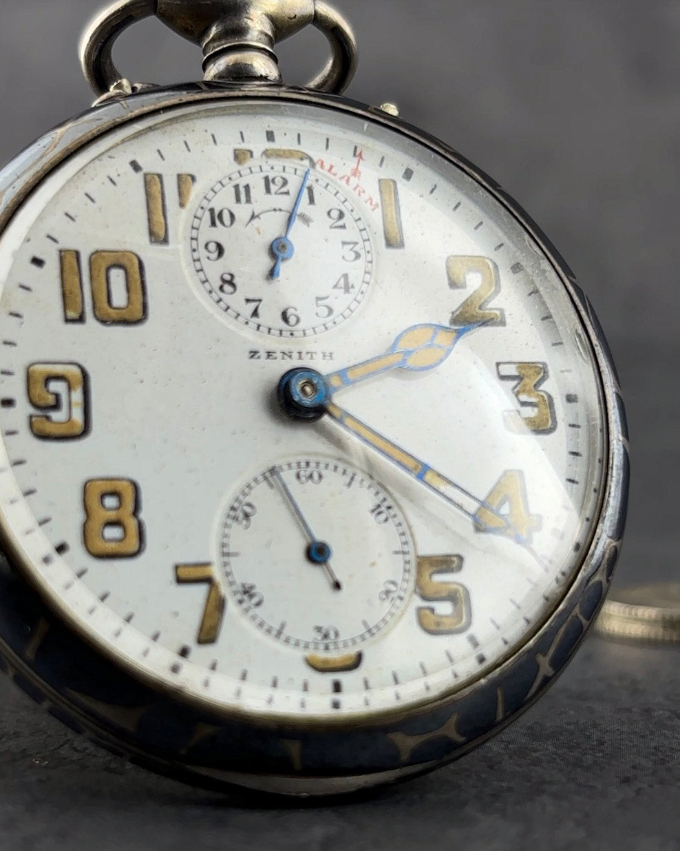 Gandhiji's Zenith Alarm Pocket Watch