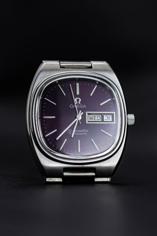 Omega Seamaster TV - Purple Dial