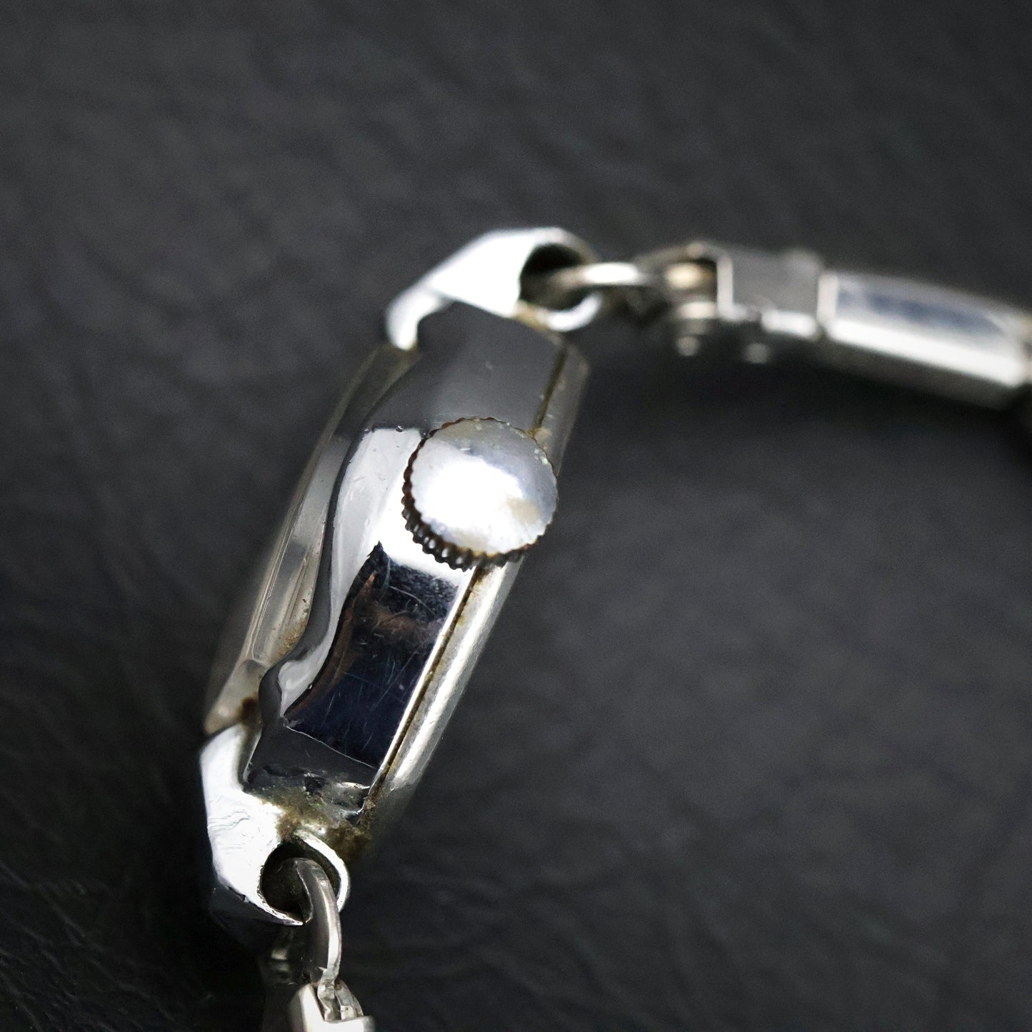 Timex Silver Oval Bangle