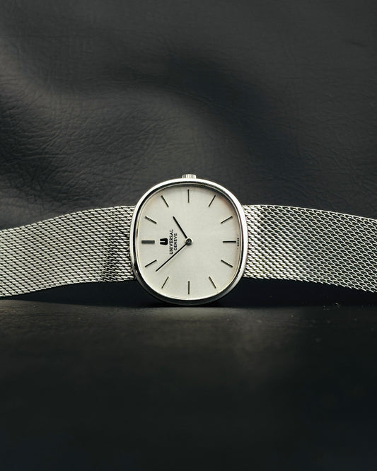 Universal Genève Sigma Matte Silver Ellipse