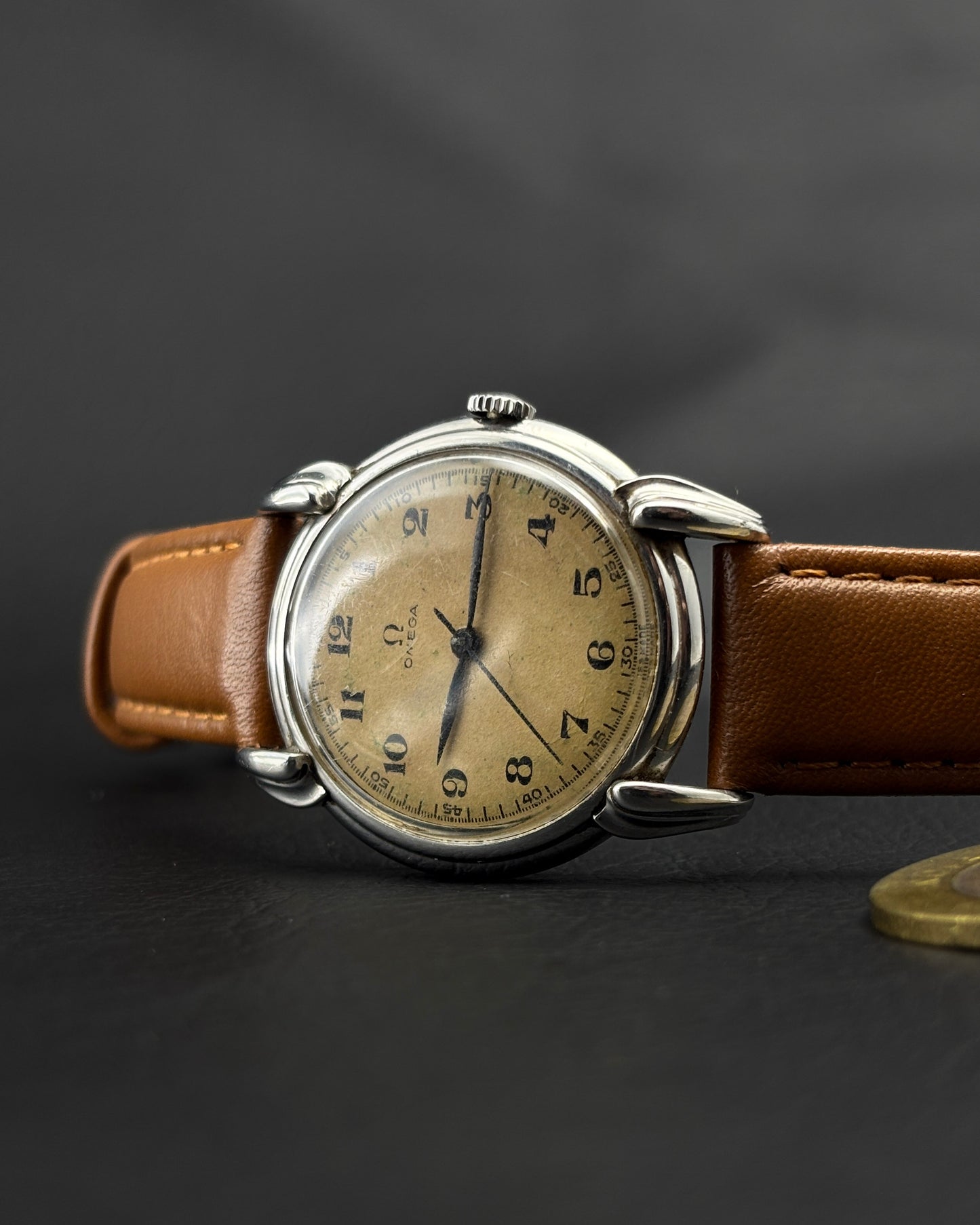 Omega Art Deco 1940s vintage watch