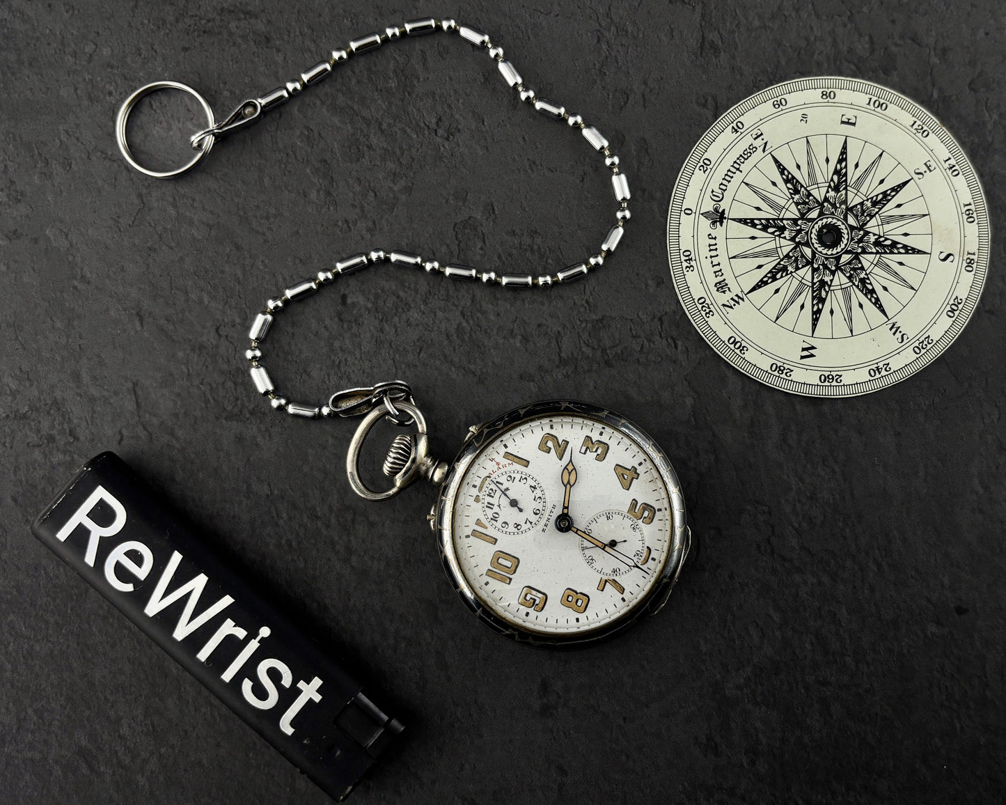 Gandhiji's Zenith Alarm Pocket Watch