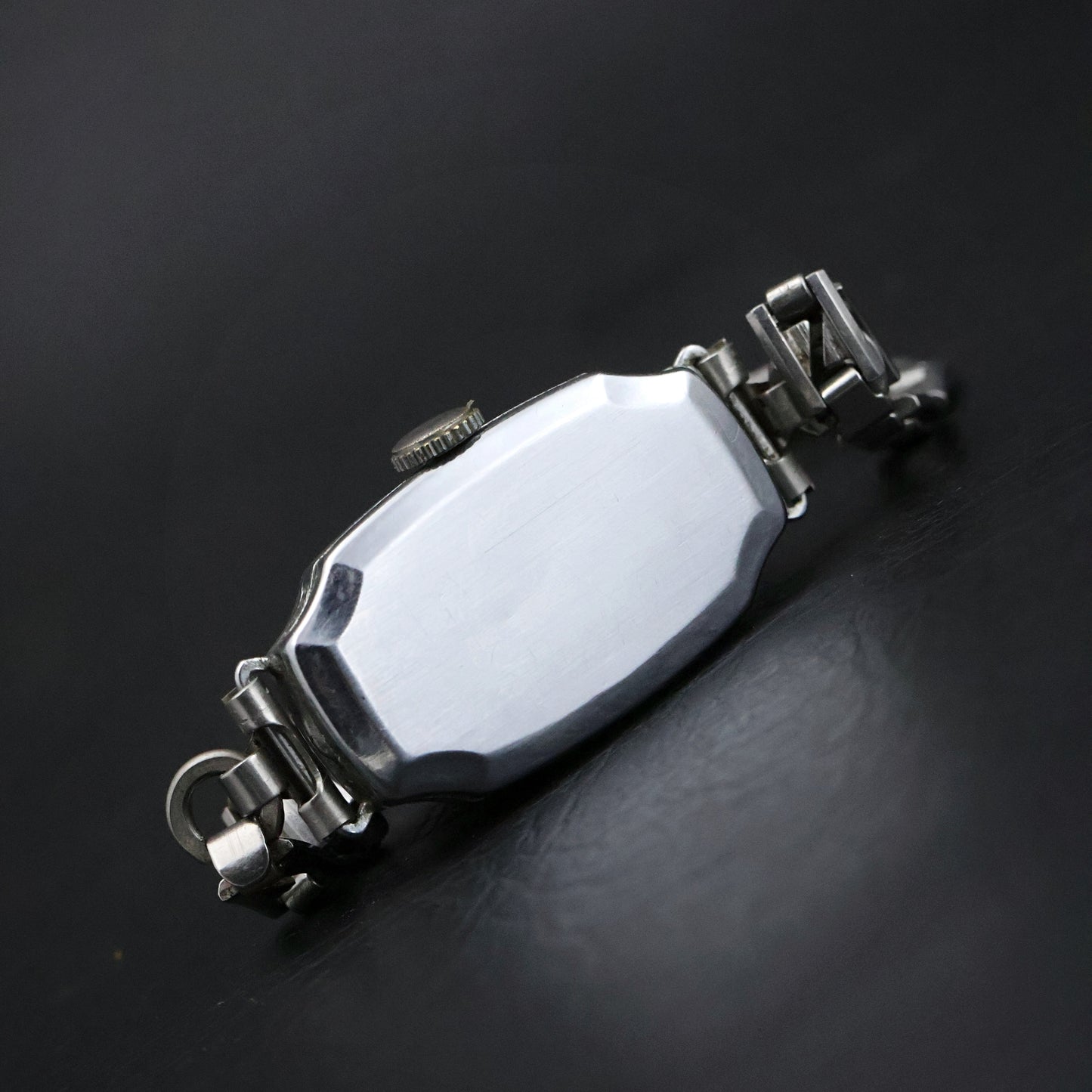 Art Deco Elongated Oval Engraved Ladies' Watch