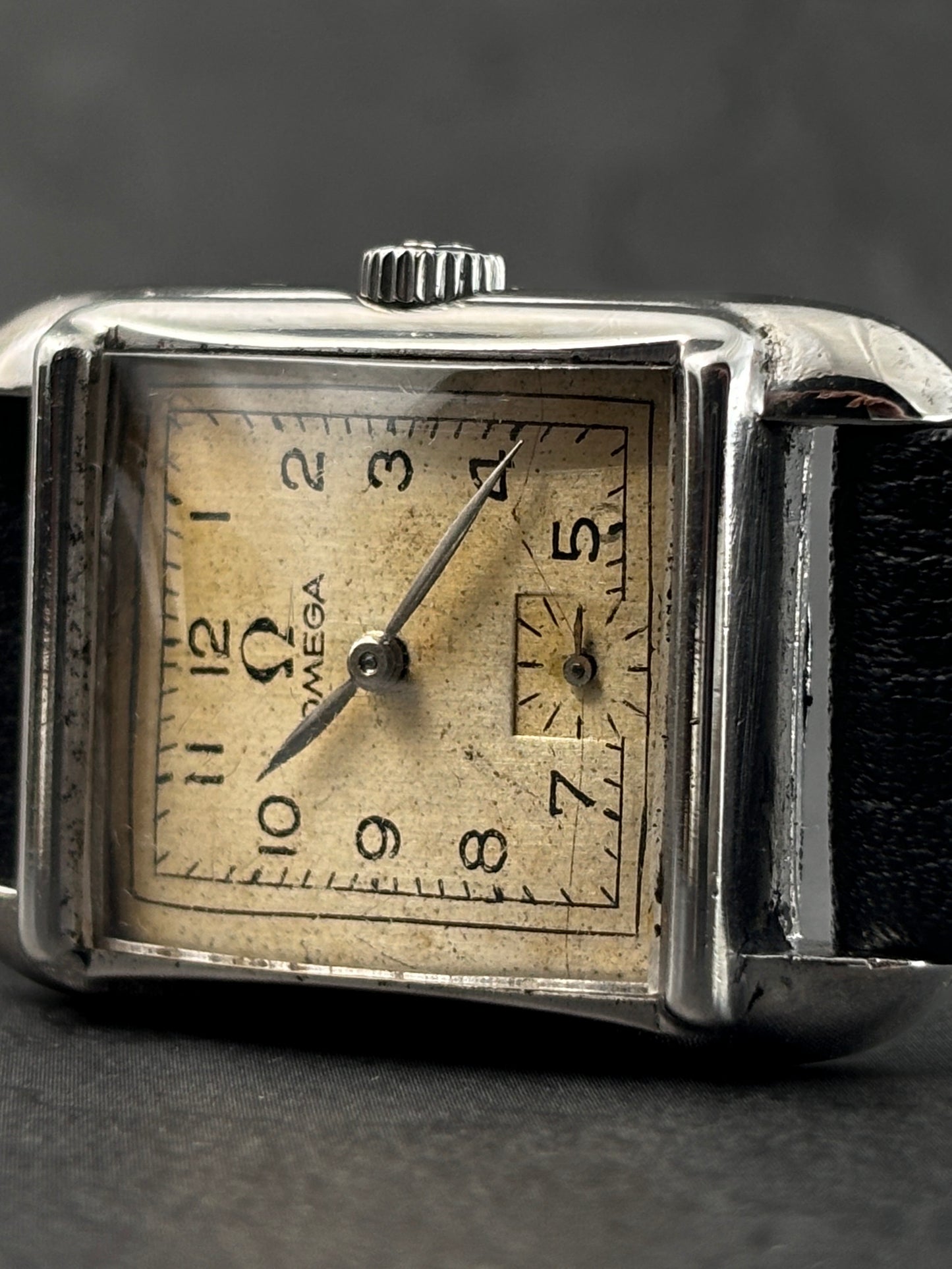 Omega Tank Watch | Vintage 1930s | Subsecond
