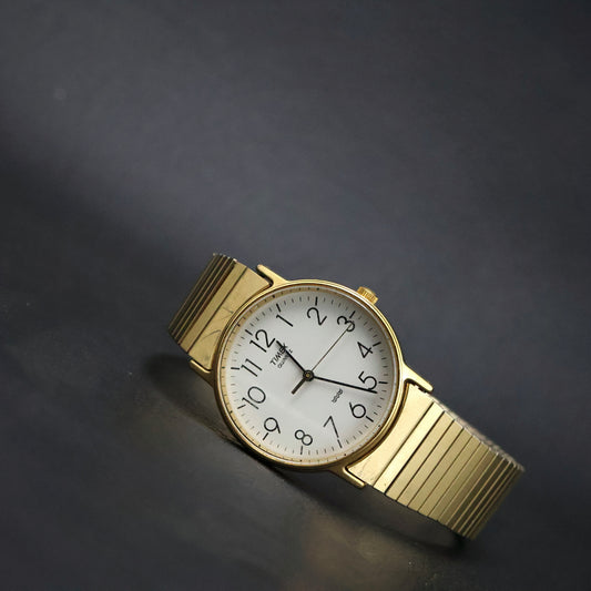 Timex Classic Gold Quartz Expansion Bracelet Watch