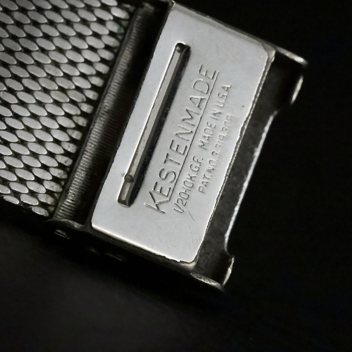 Longines Diamond Dial | White Gold Filled Square | Kestenmade Mesh | Wittnauer Box and Guarantee, view 31