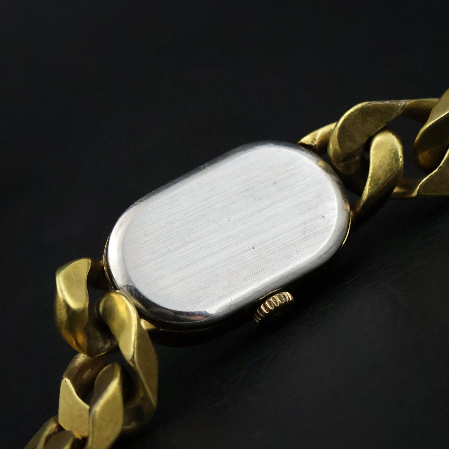 Tissot Stylist Gold Curb-Chain Ladies' Watch