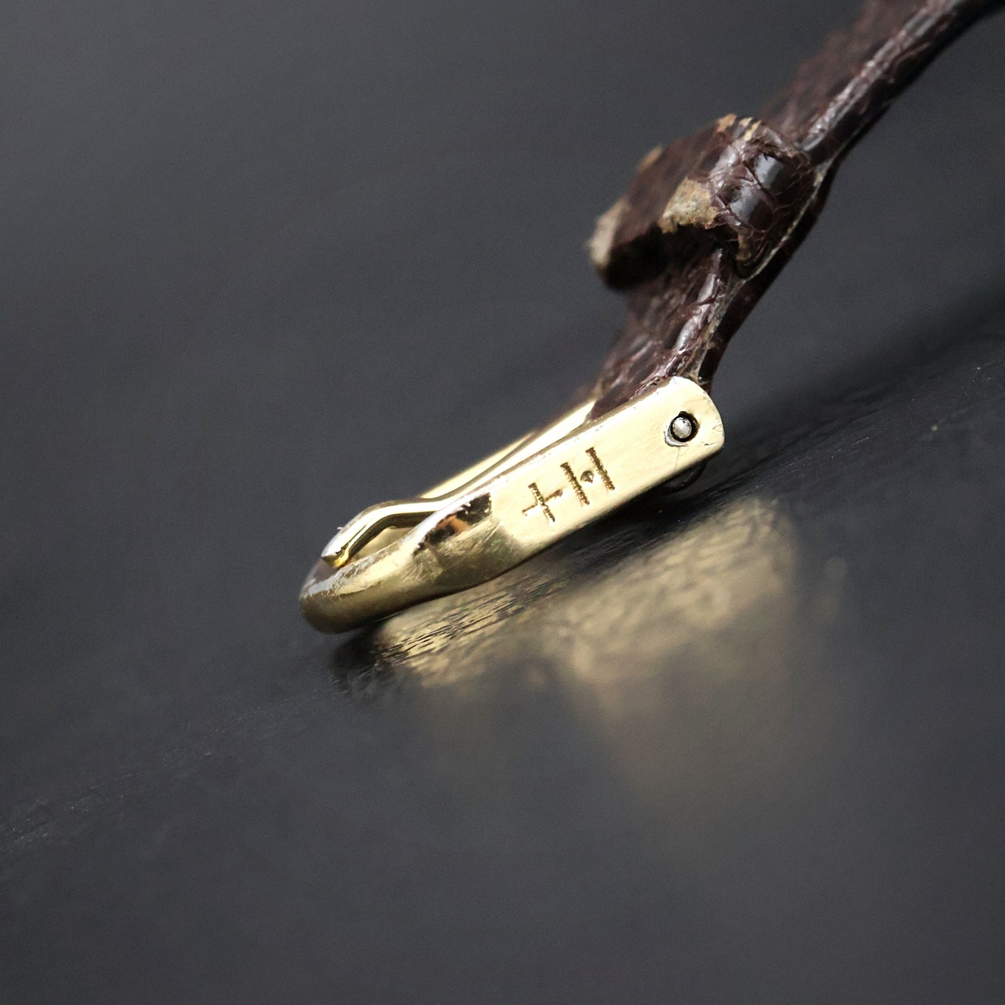 Wittnauer Seahorse Embossed Dial Watch