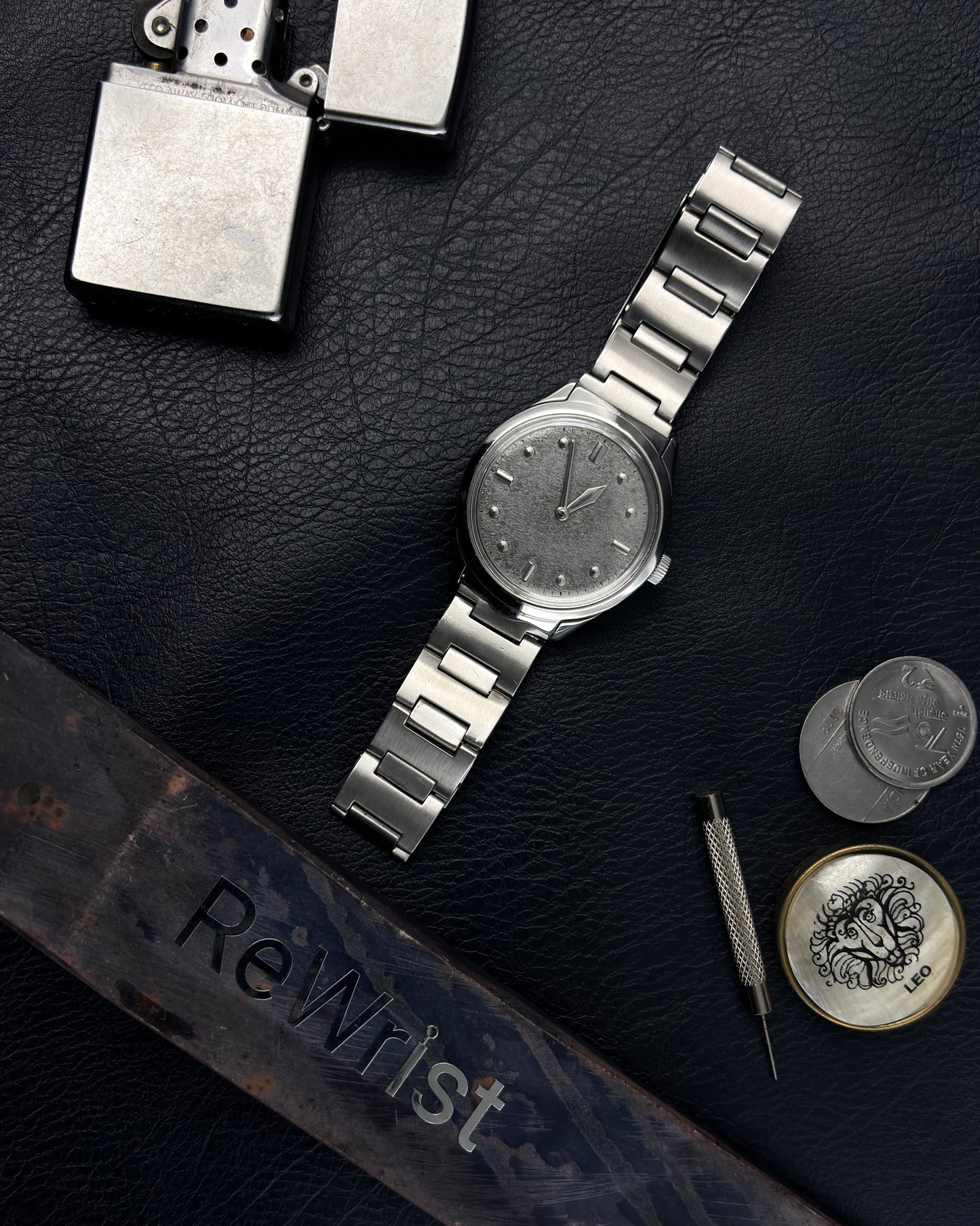 Seiko 6618-8001 Braille/Blind Watch