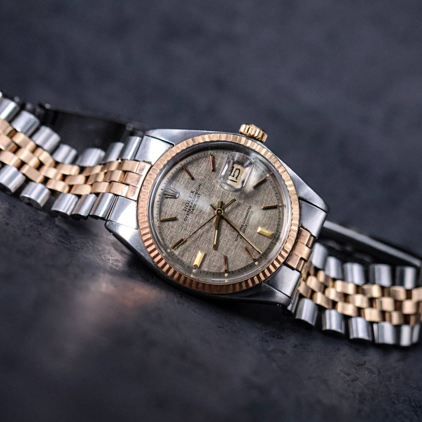 Rolex Datejust Grey Linen Dial