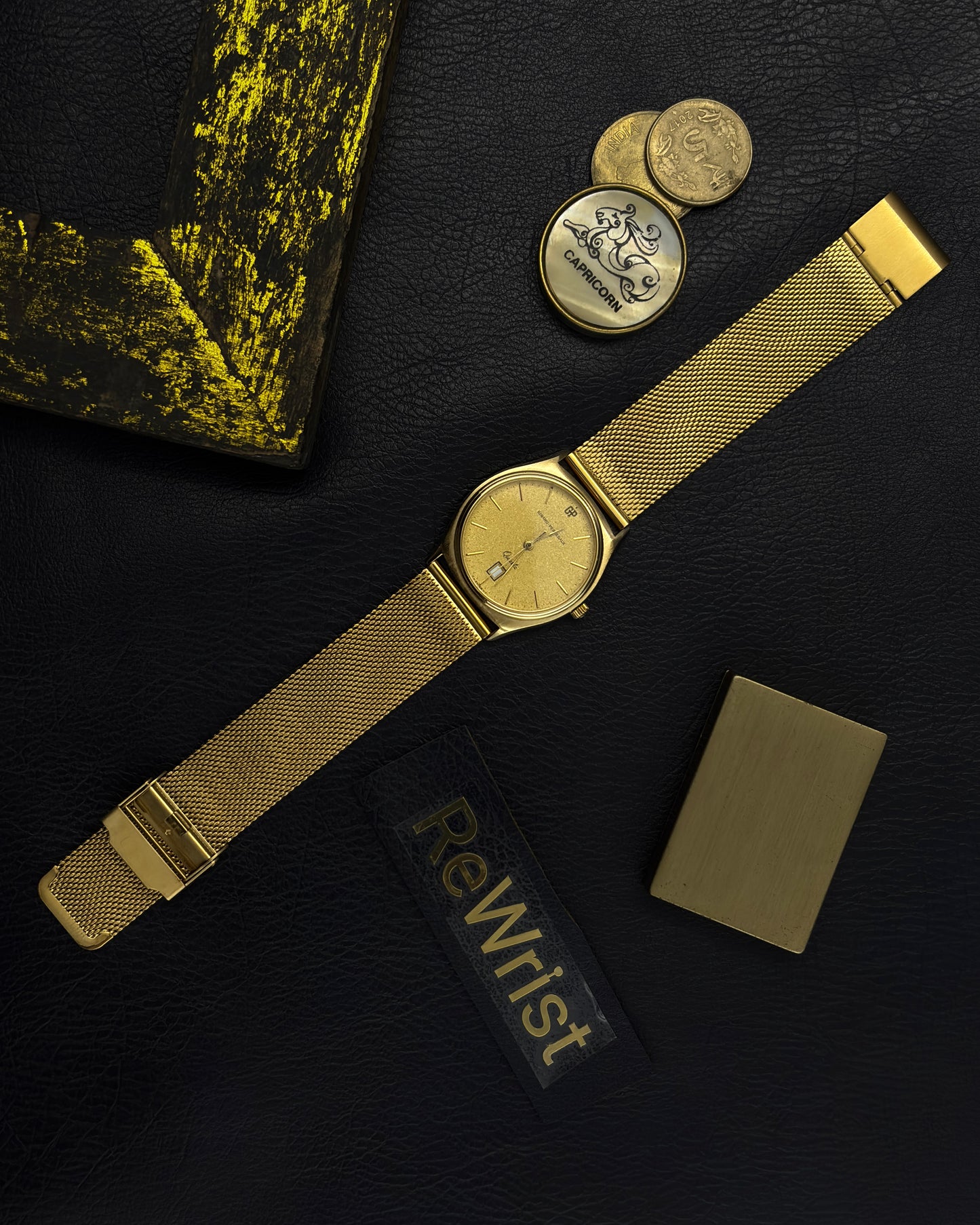 Girard-Perregaux Quartz Watch | 20-Micron Gold-Plated