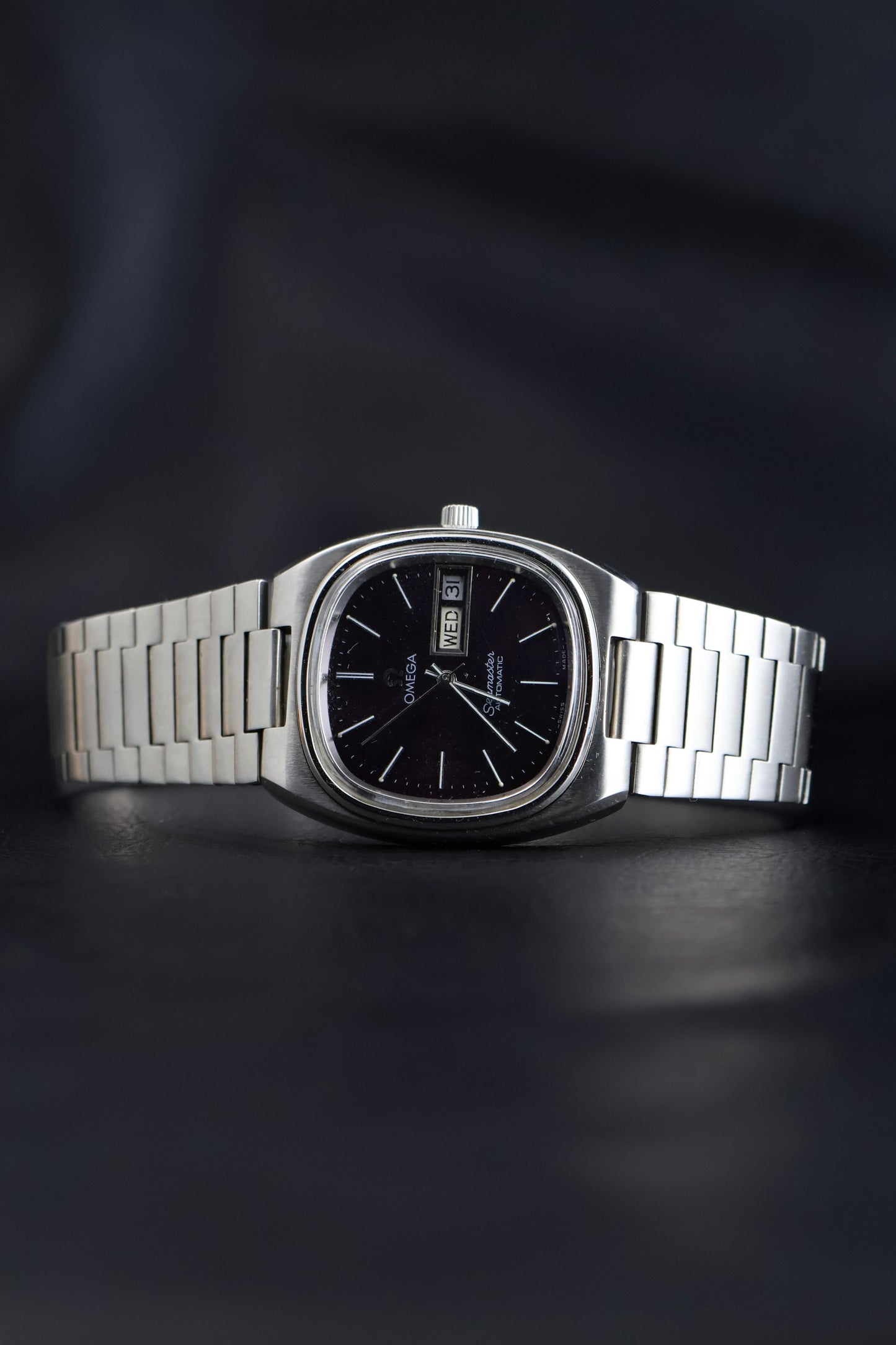 Omega Seamaster TV - Purple Dial