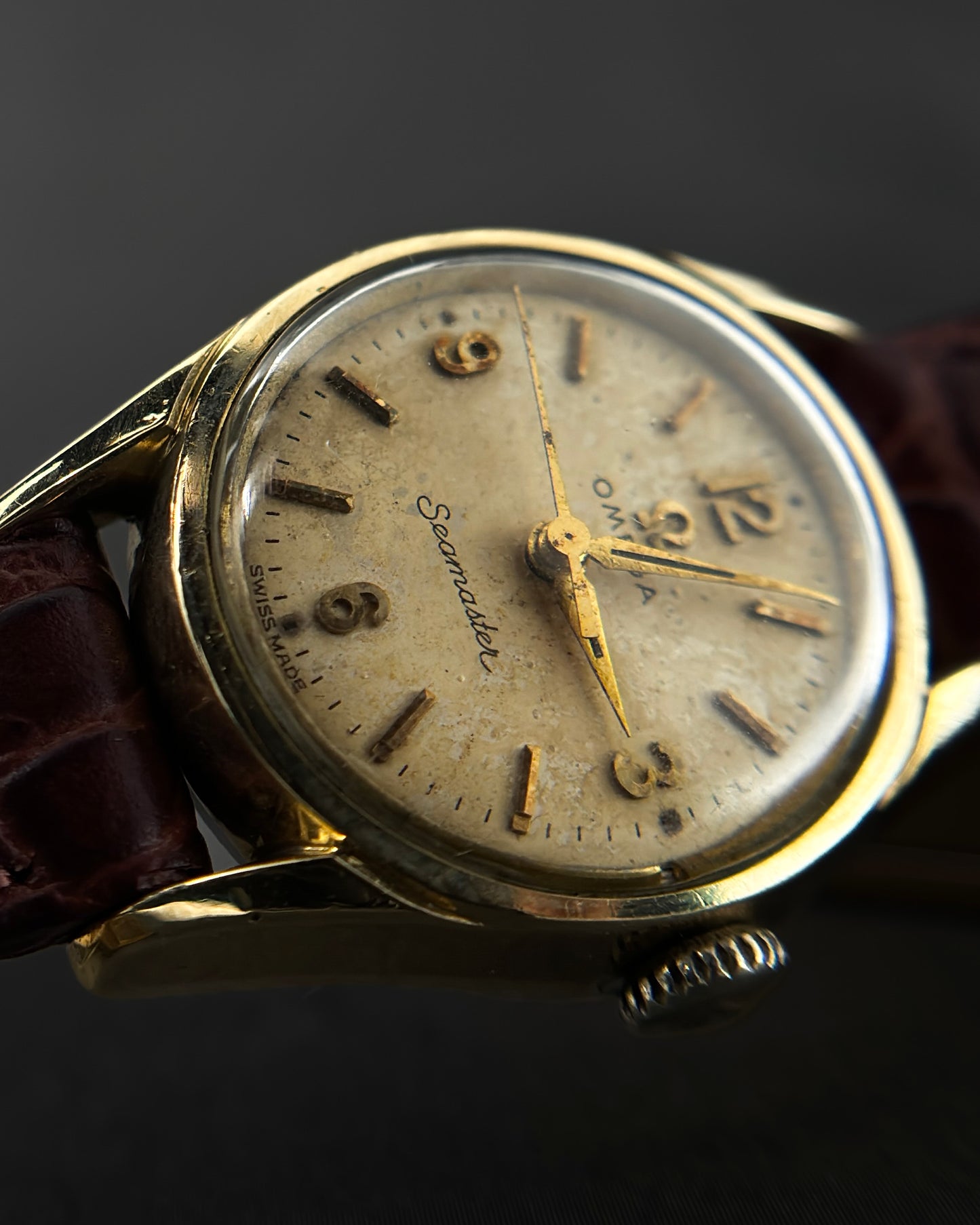 Omega Seamaster Cocktail Watch | 10K Gold Top | 1950s
