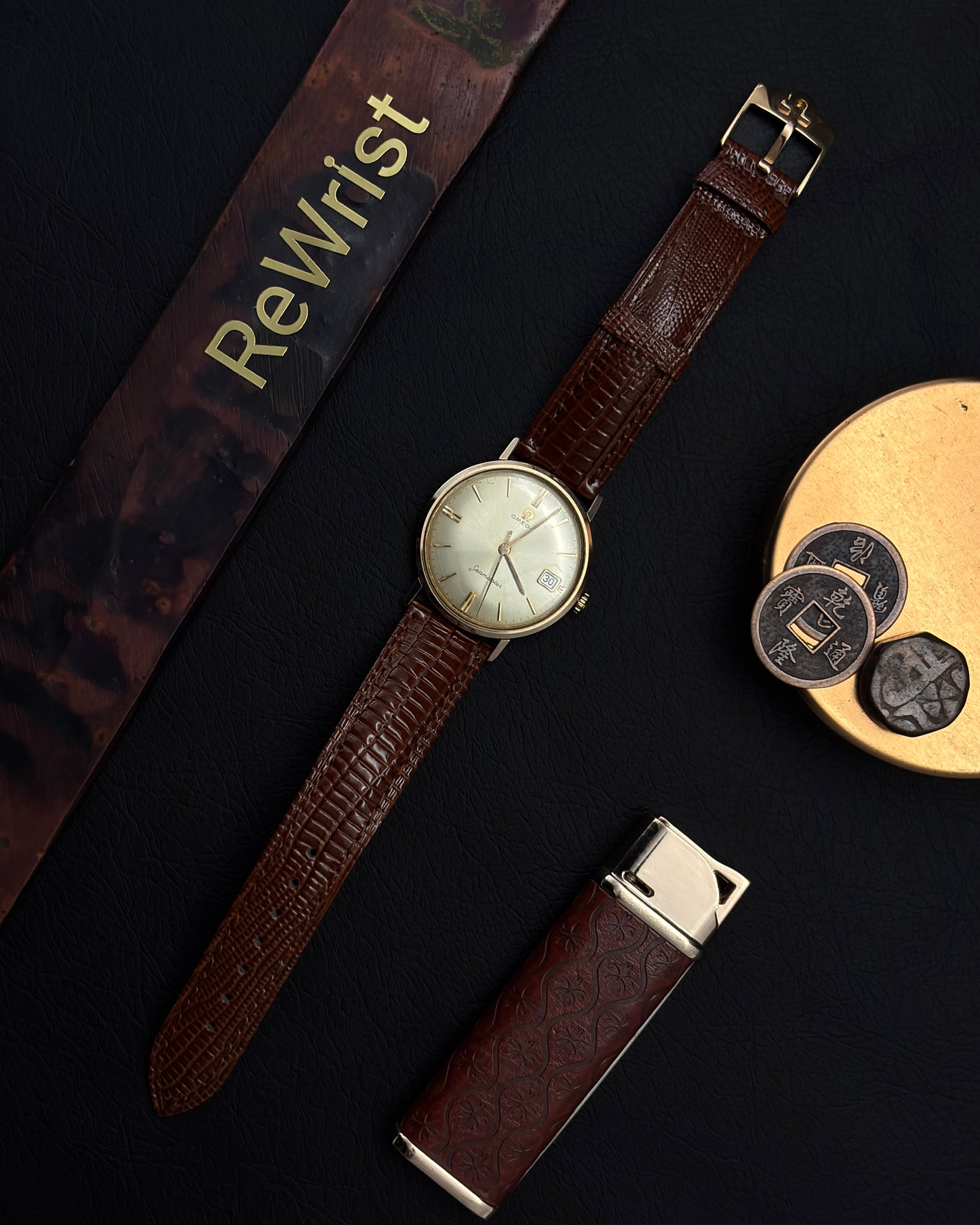 Omega Seamaster Rare Pink Gold Cap