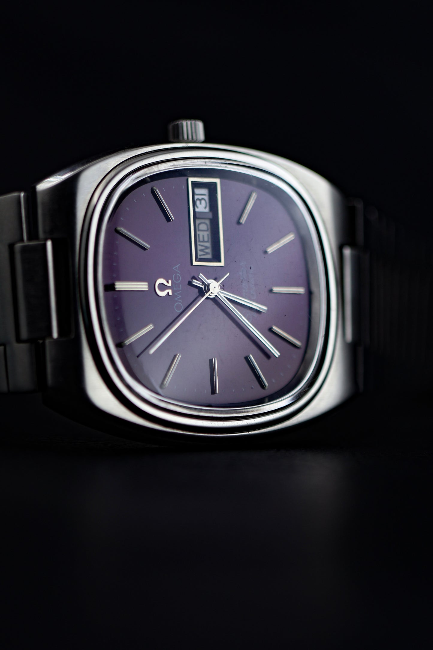 Omega Seamaster TV - Purple Dial