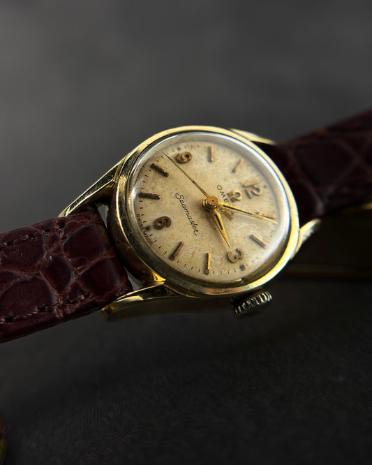 Omega Seamaster Cocktail Watch | 10K Gold Top | 1950s