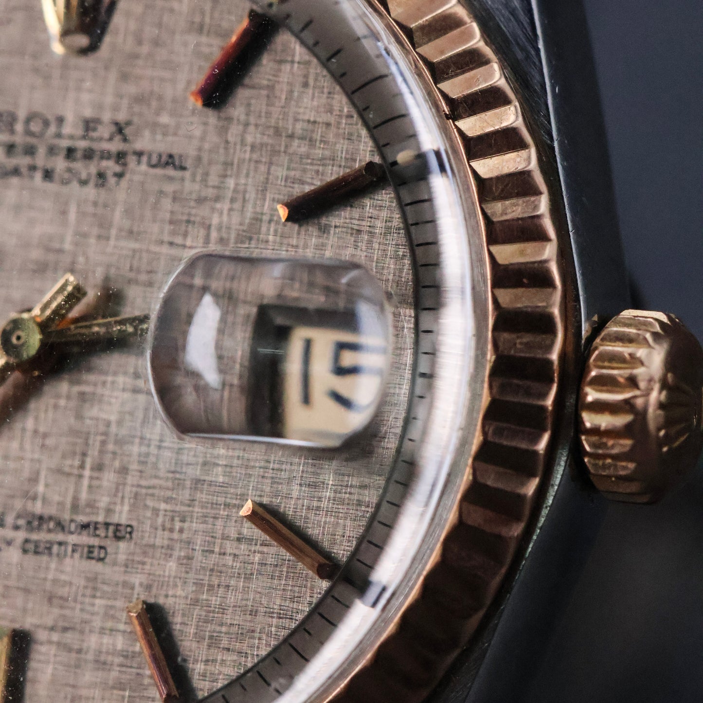 Rolex Datejust Grey Linen Dial
