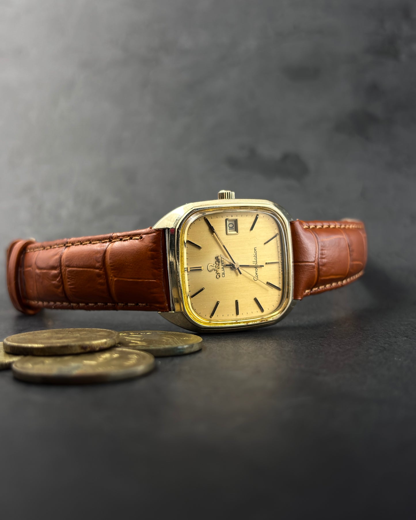 Omega Constellation Quartz Men’s 10k Gold