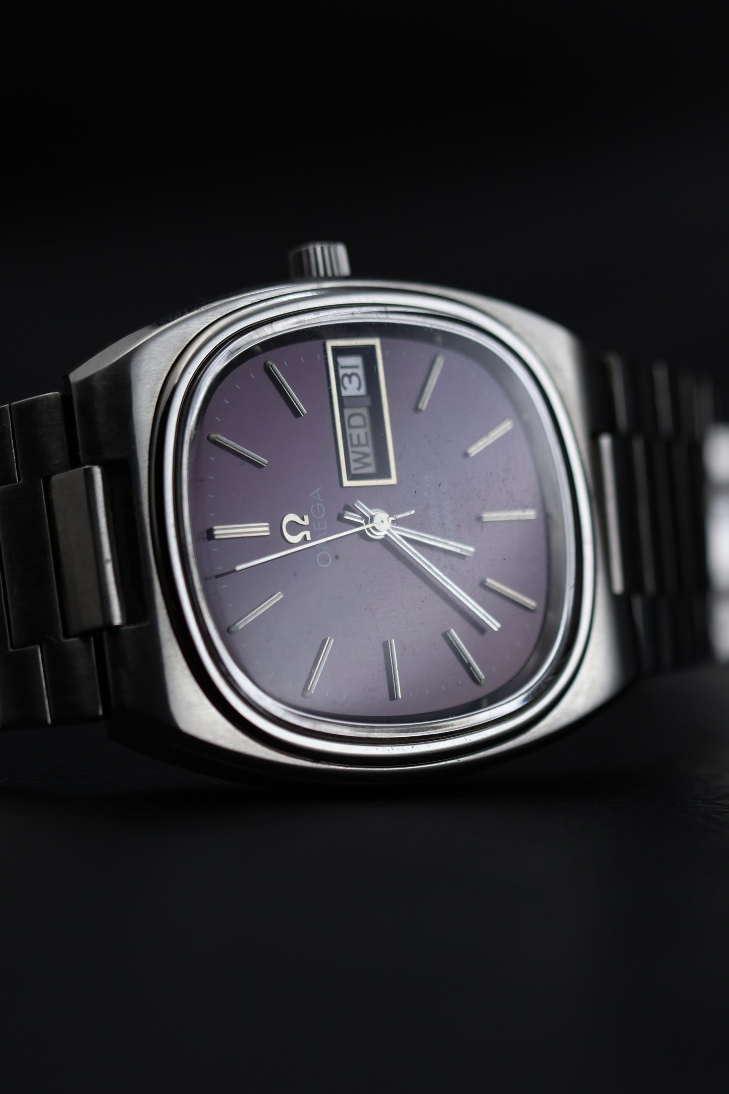 Omega Seamaster TV - Purple Dial