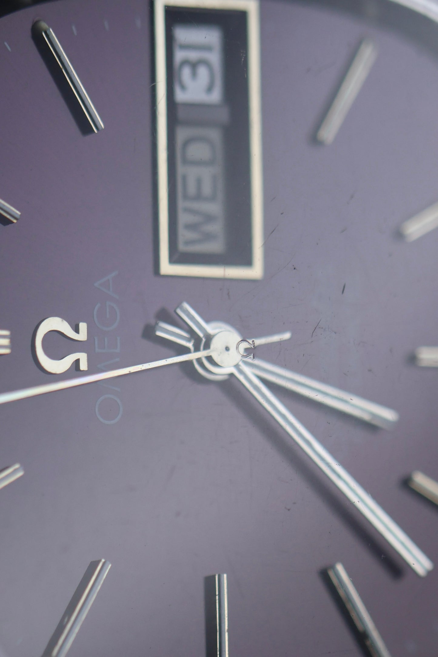 Omega Seamaster TV - Purple Dial