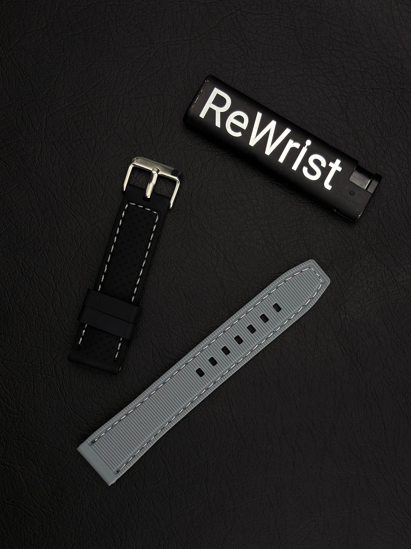 Tropical Silicone Multicolor Strap - Grey