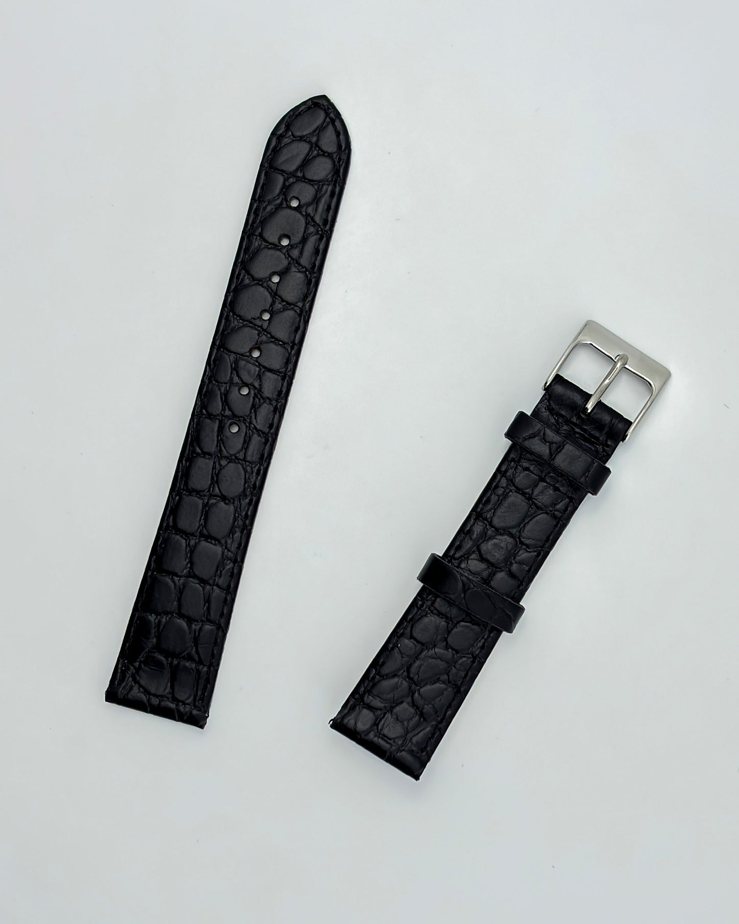 Italian Leather Strap - Black