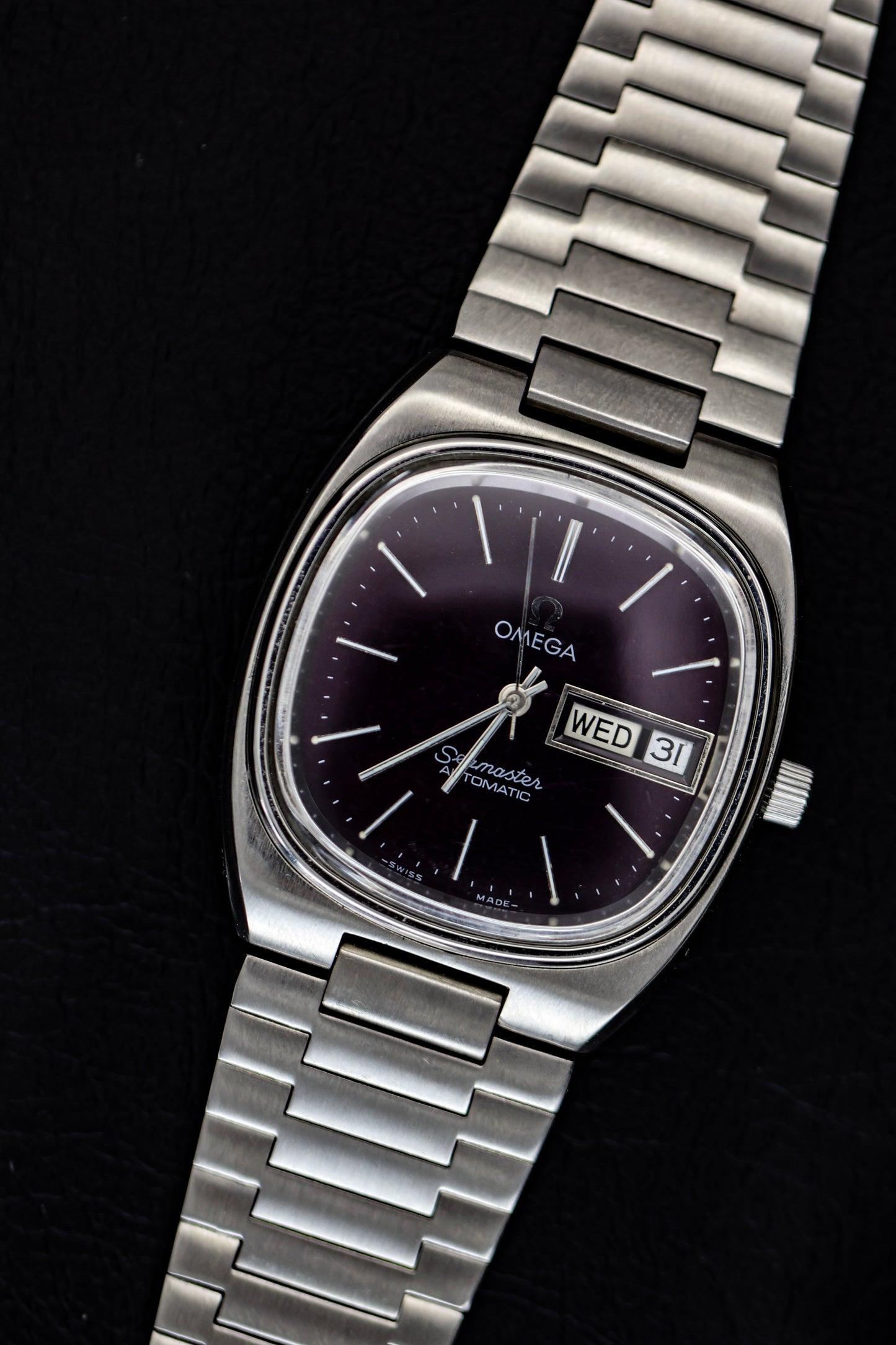 Omega Seamaster TV - Purple Dial