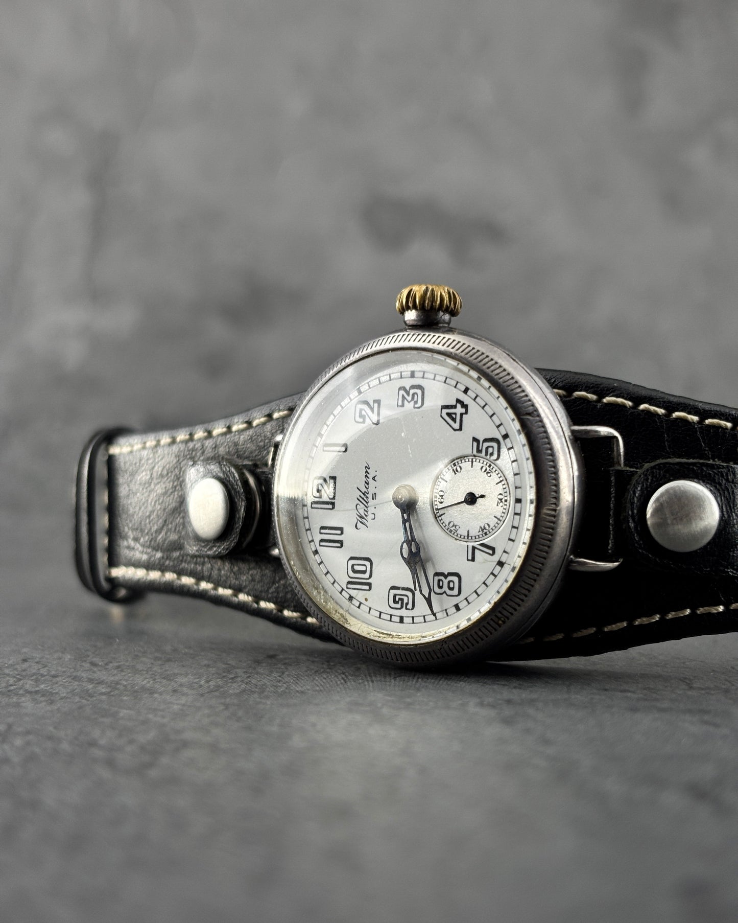 Waltham USA WWI Trench Watch - Sterling Silver- 1916