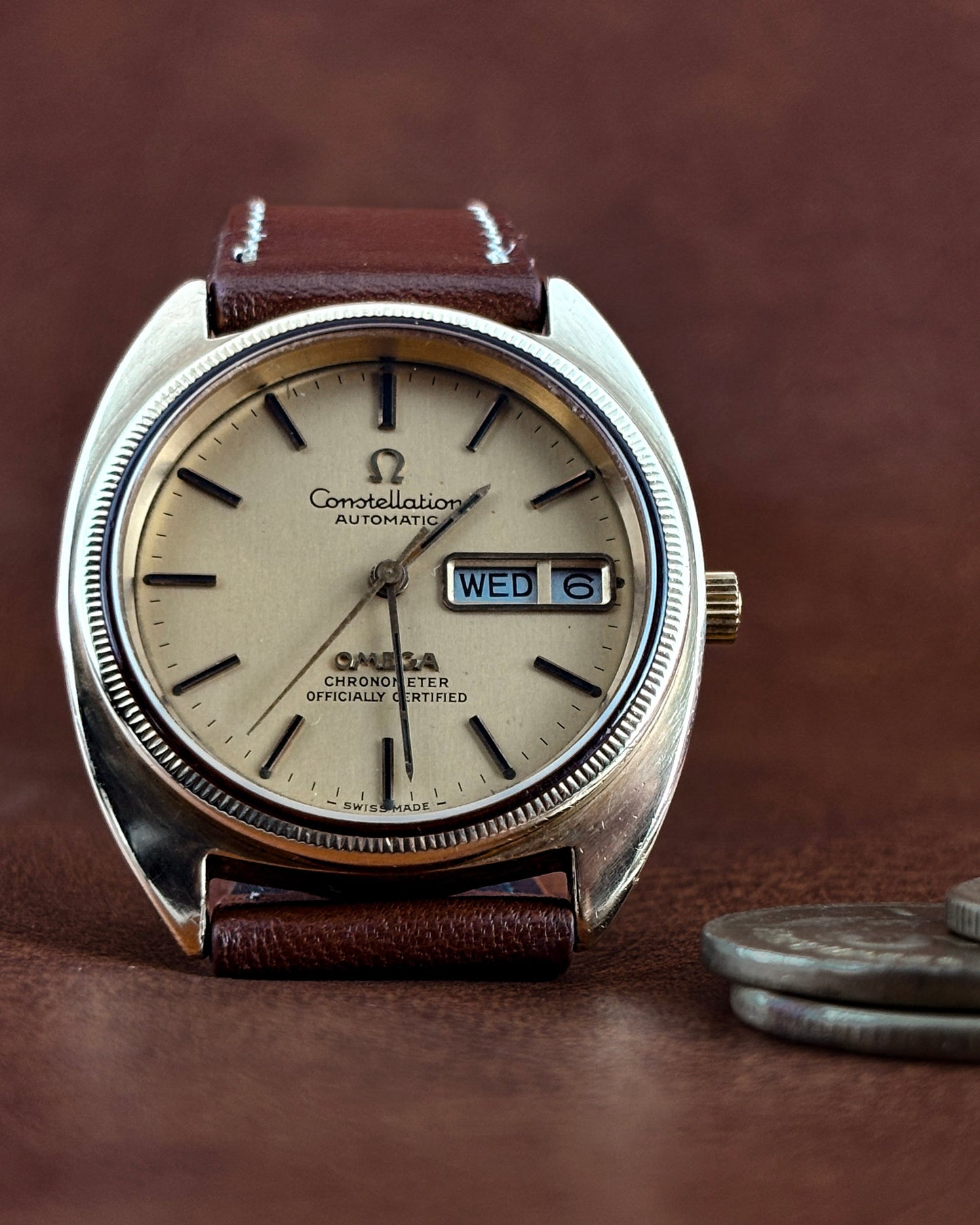 Omega Constellation | C-Shape | CD 166.0247 | Gold-Cap