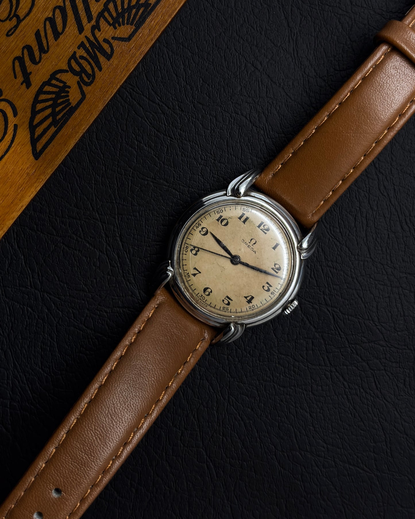 Omega Art Deco 1940s vintage watch