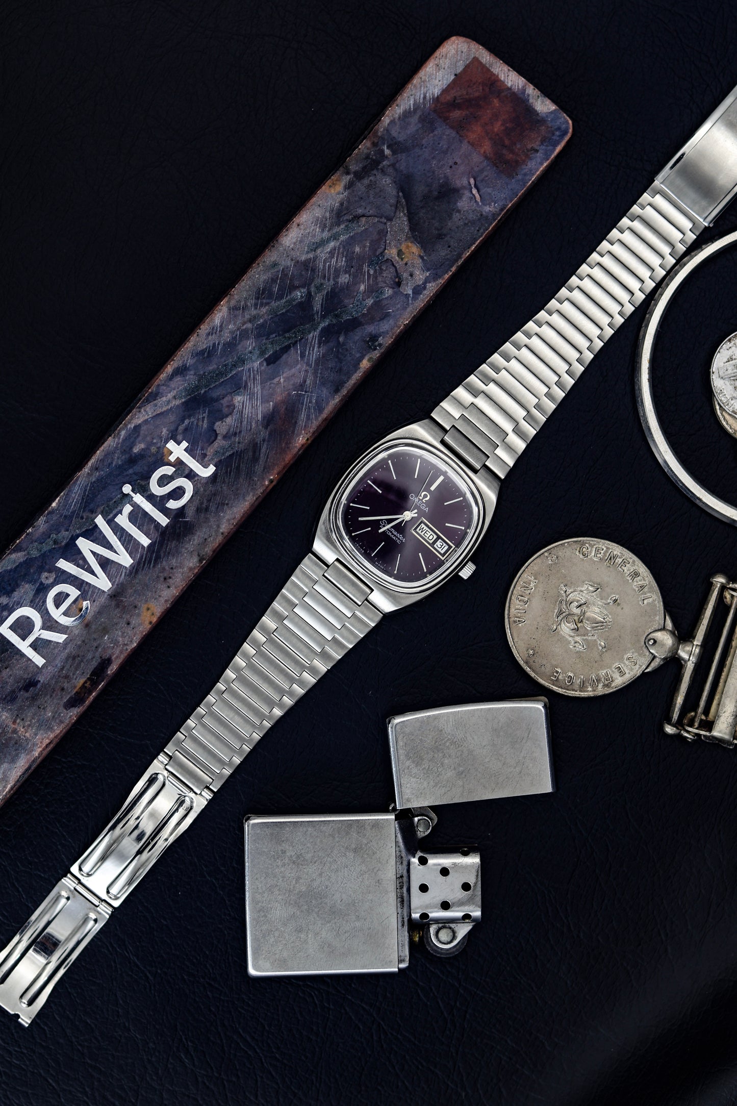 Omega Seamaster TV - Purple Dial