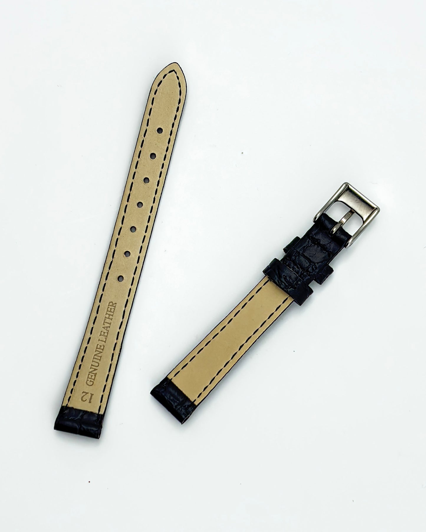 Italian Leather Strap - Black