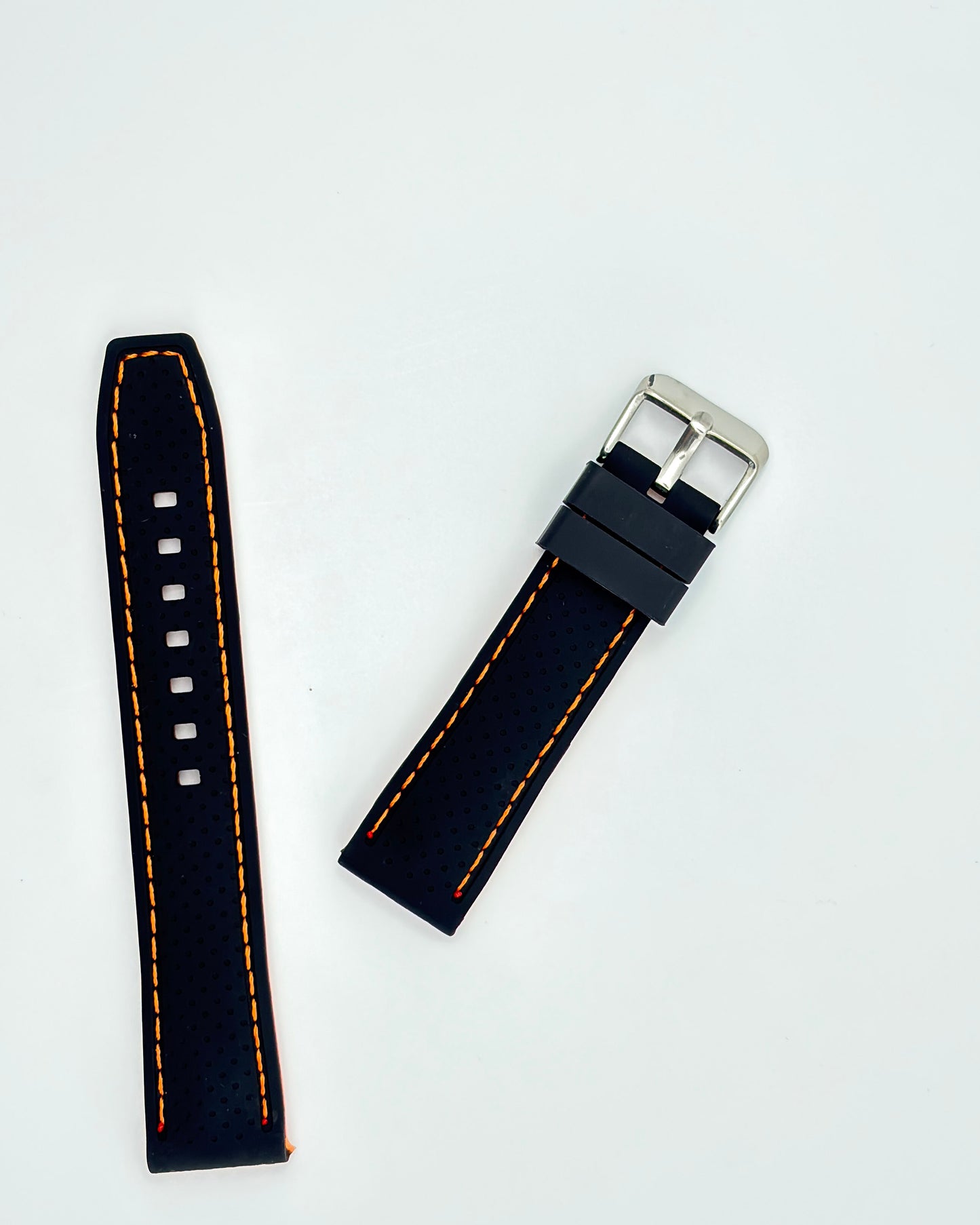 Tropical Silicone Multicolor Strap - Orange
