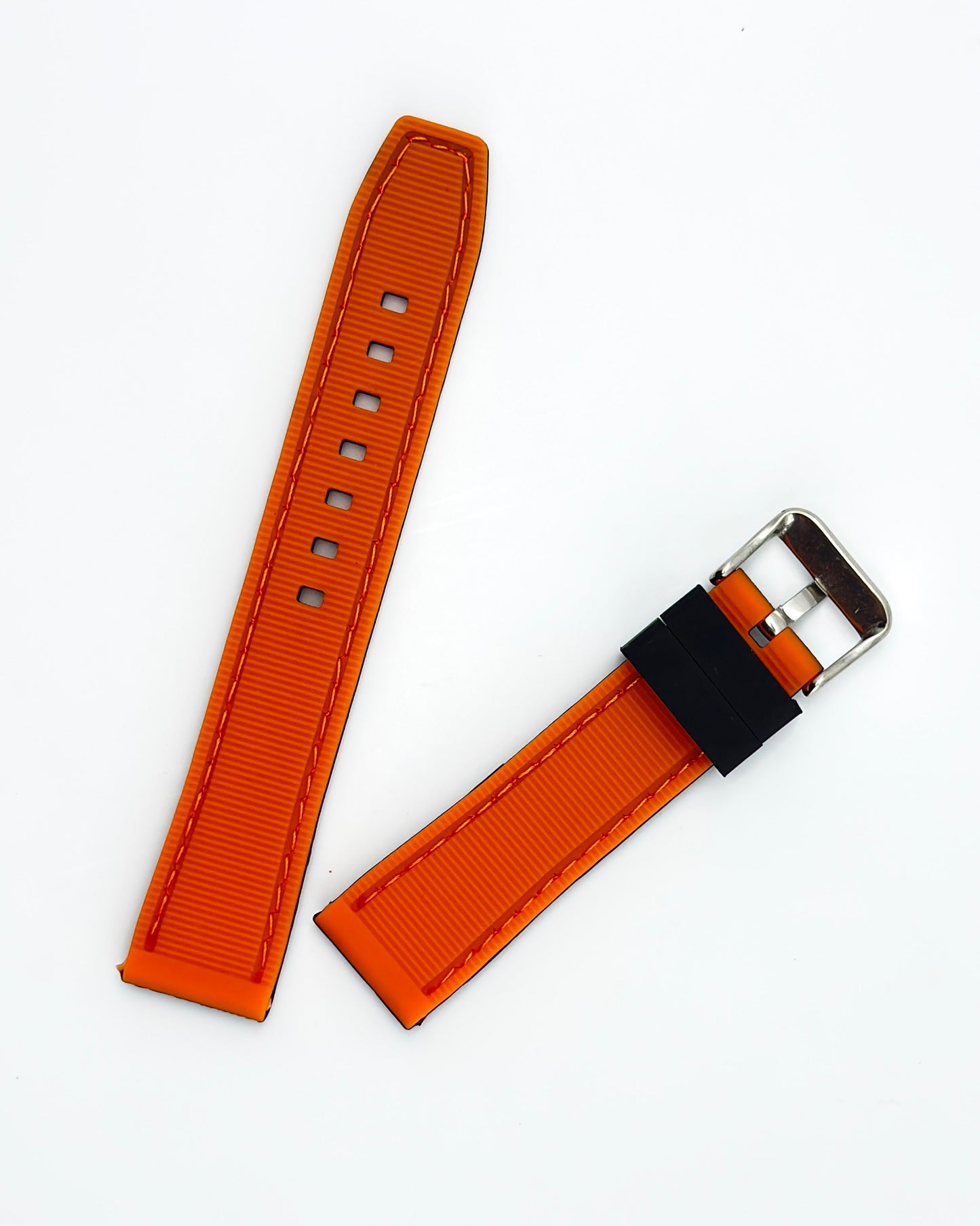 Tropical Silicone Multicolor Strap - Orange