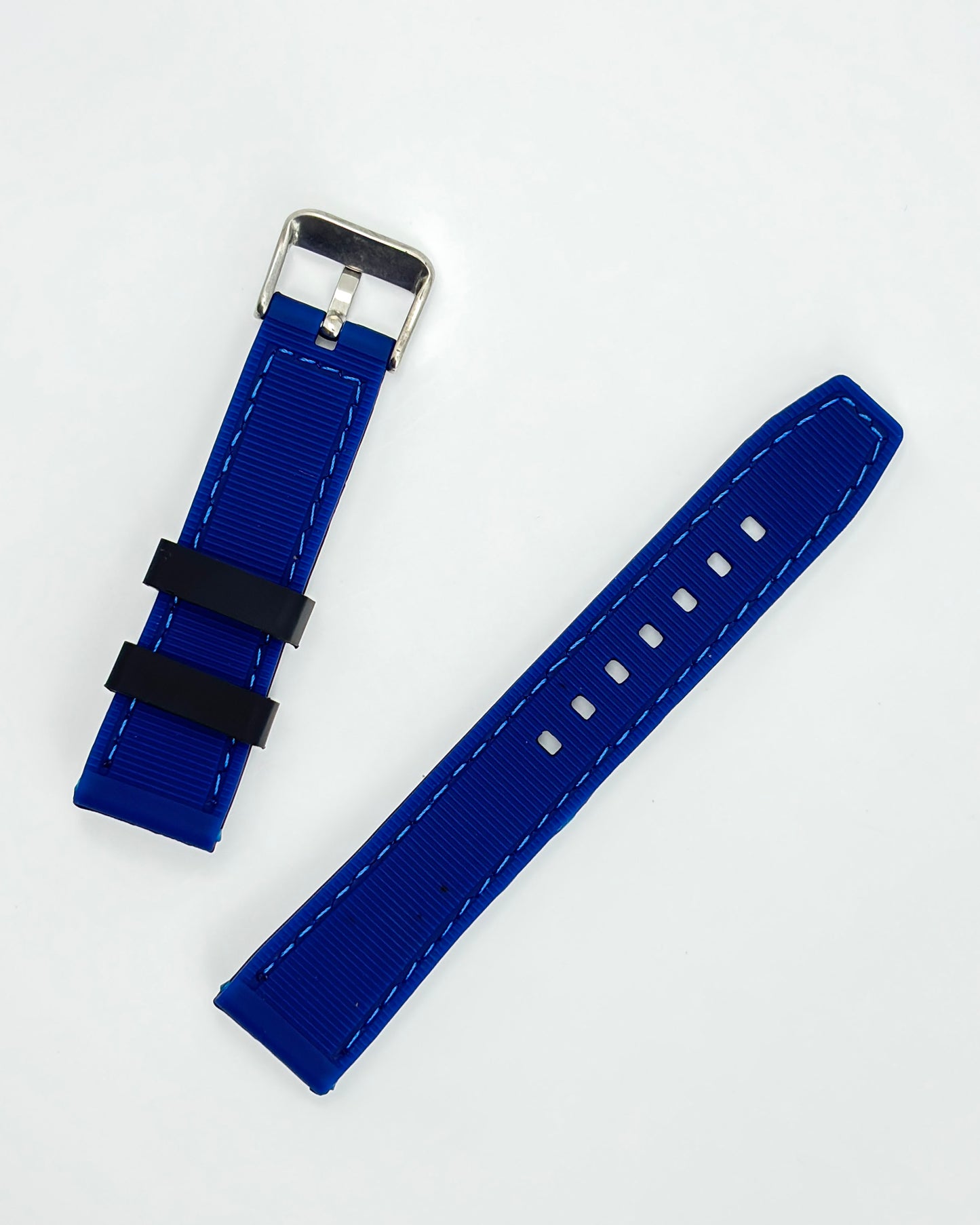 Tropical Silicone Multicolor Strap - Blue