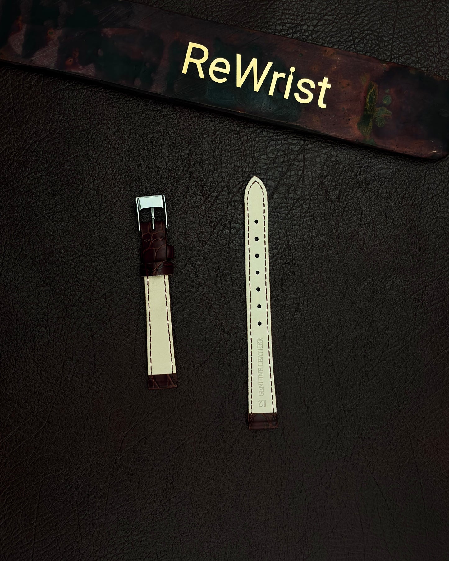 Italian Leather Strap - Brown
