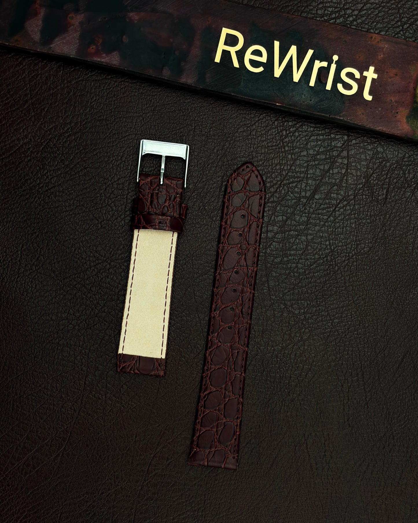 Italian Leather Strap - Brown