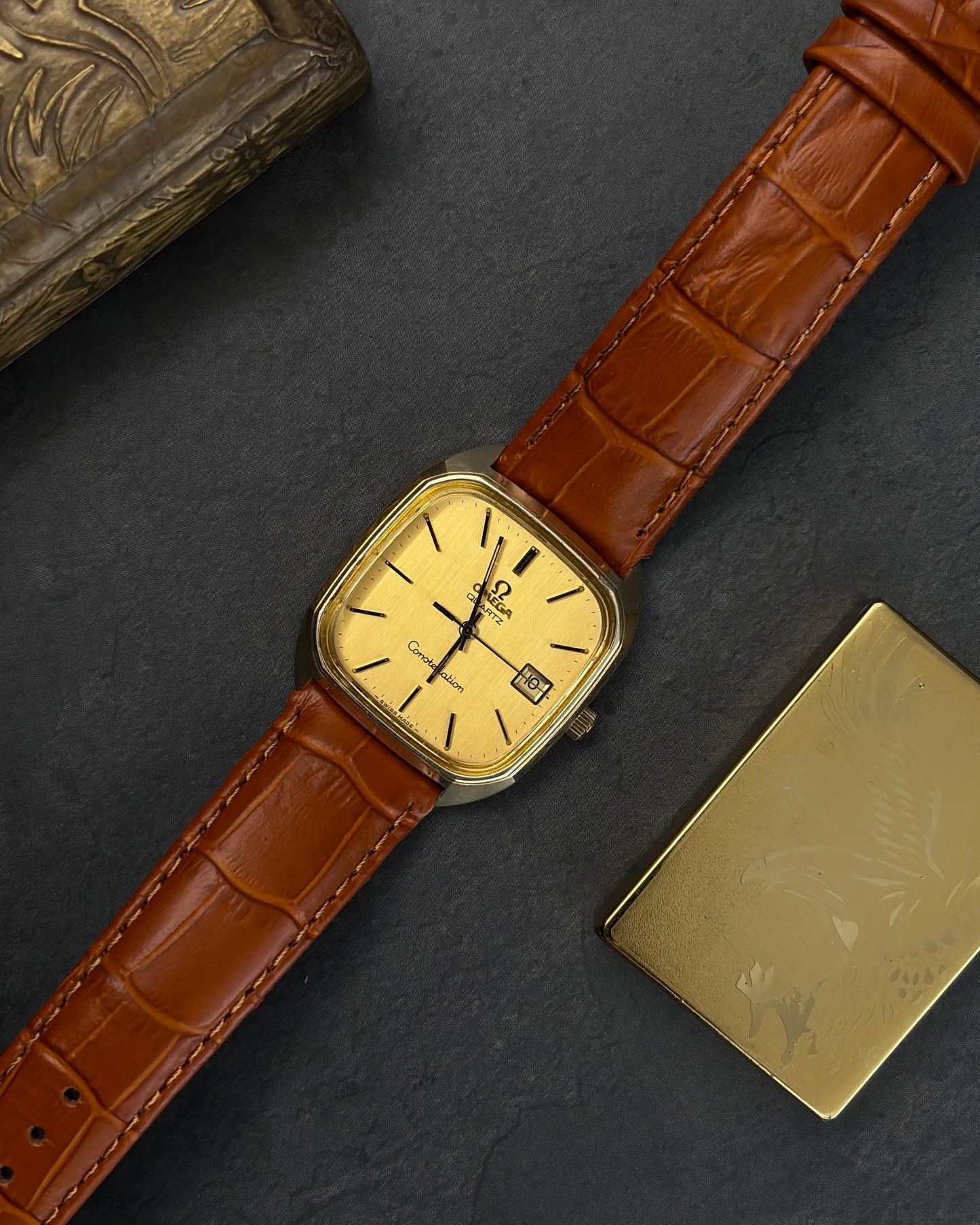 Omega Constellation Quartz Men’s 10k Gold