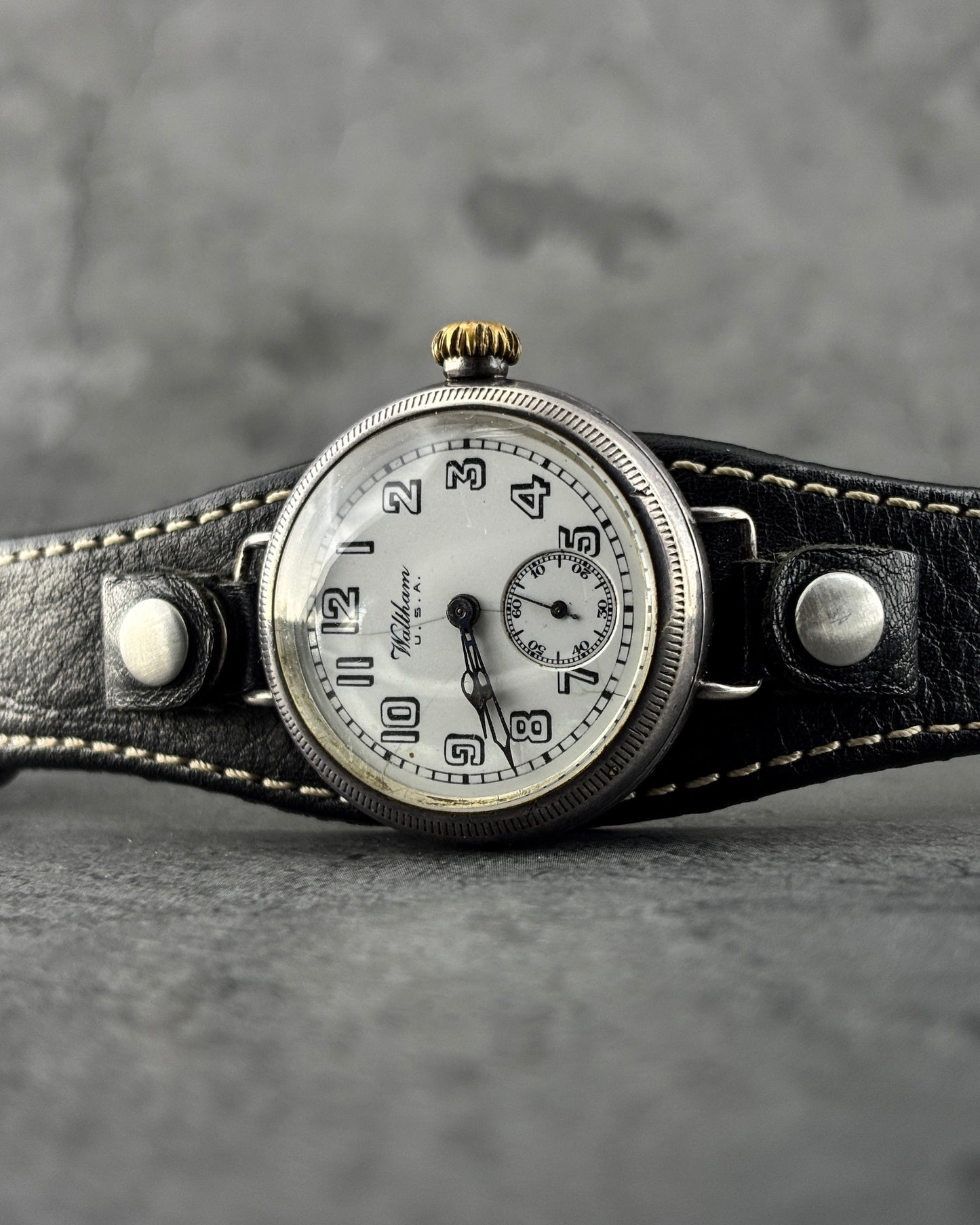 Waltham USA WWI Trench Watch - Sterling Silver- 1916