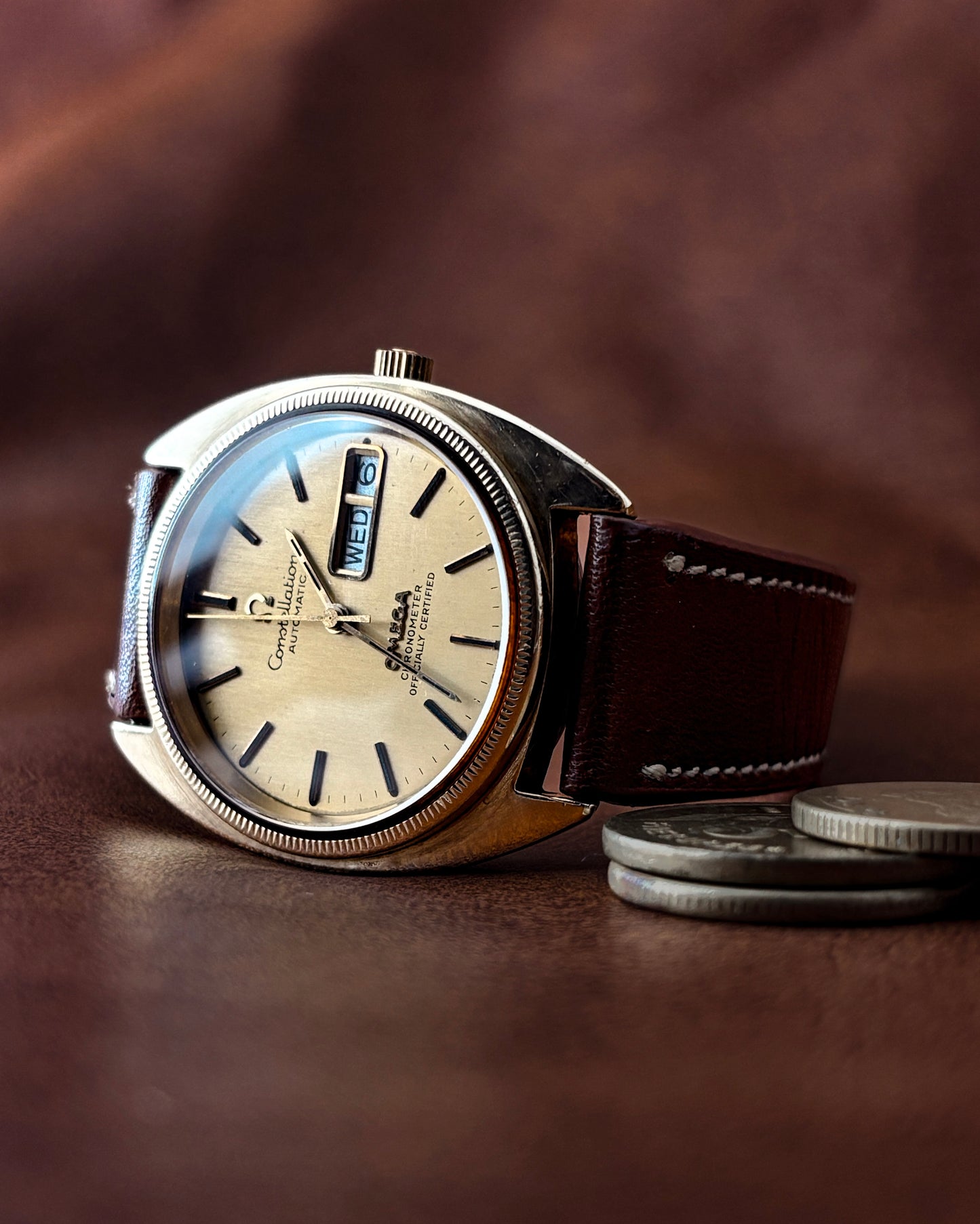 Omega Constellation | C-Shape | CD 166.0247 | Gold-Cap