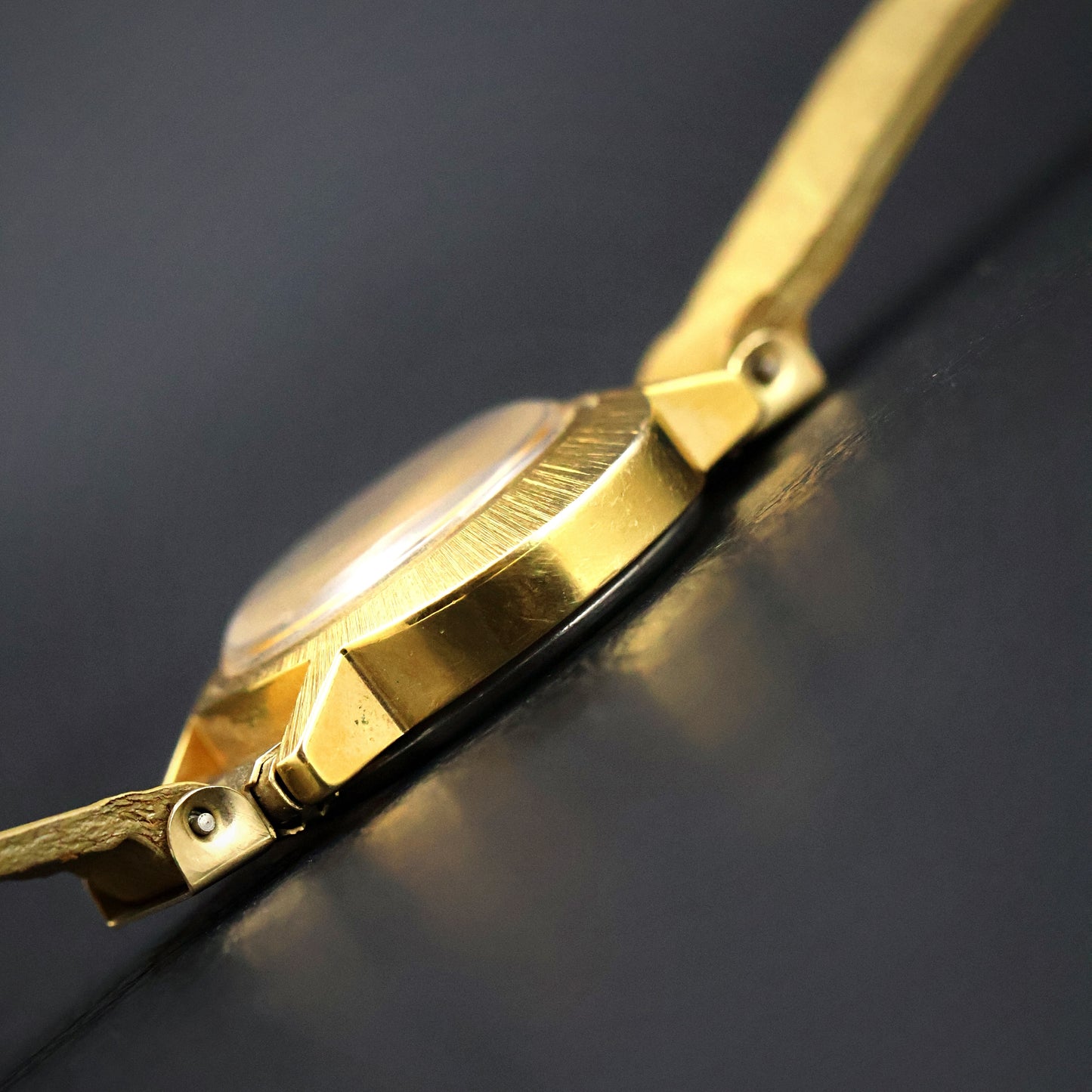 Timex Gold Roman Numeral with Olive Leather