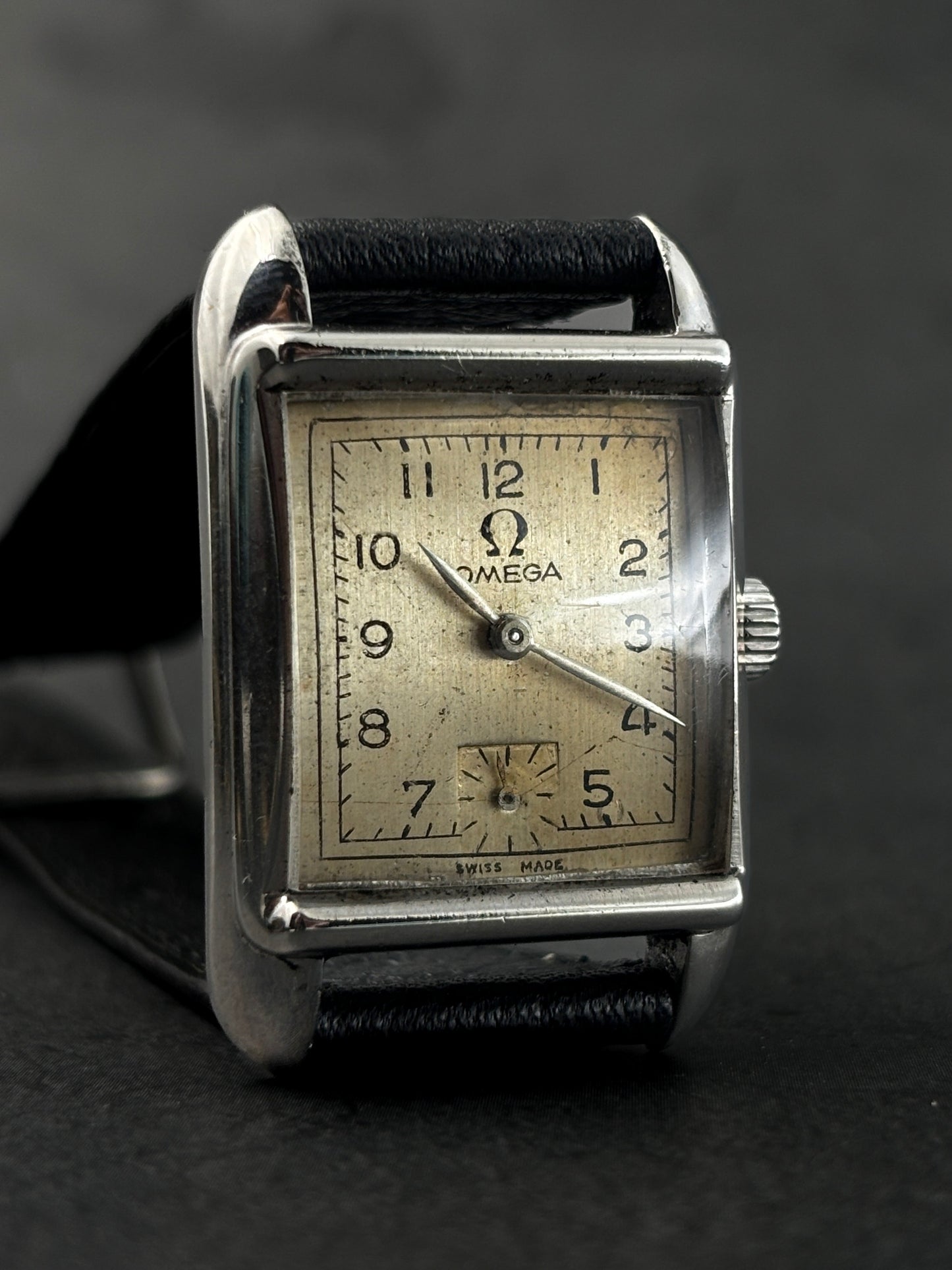 Omega Tank Watch | Vintage 1930s | Subsecond