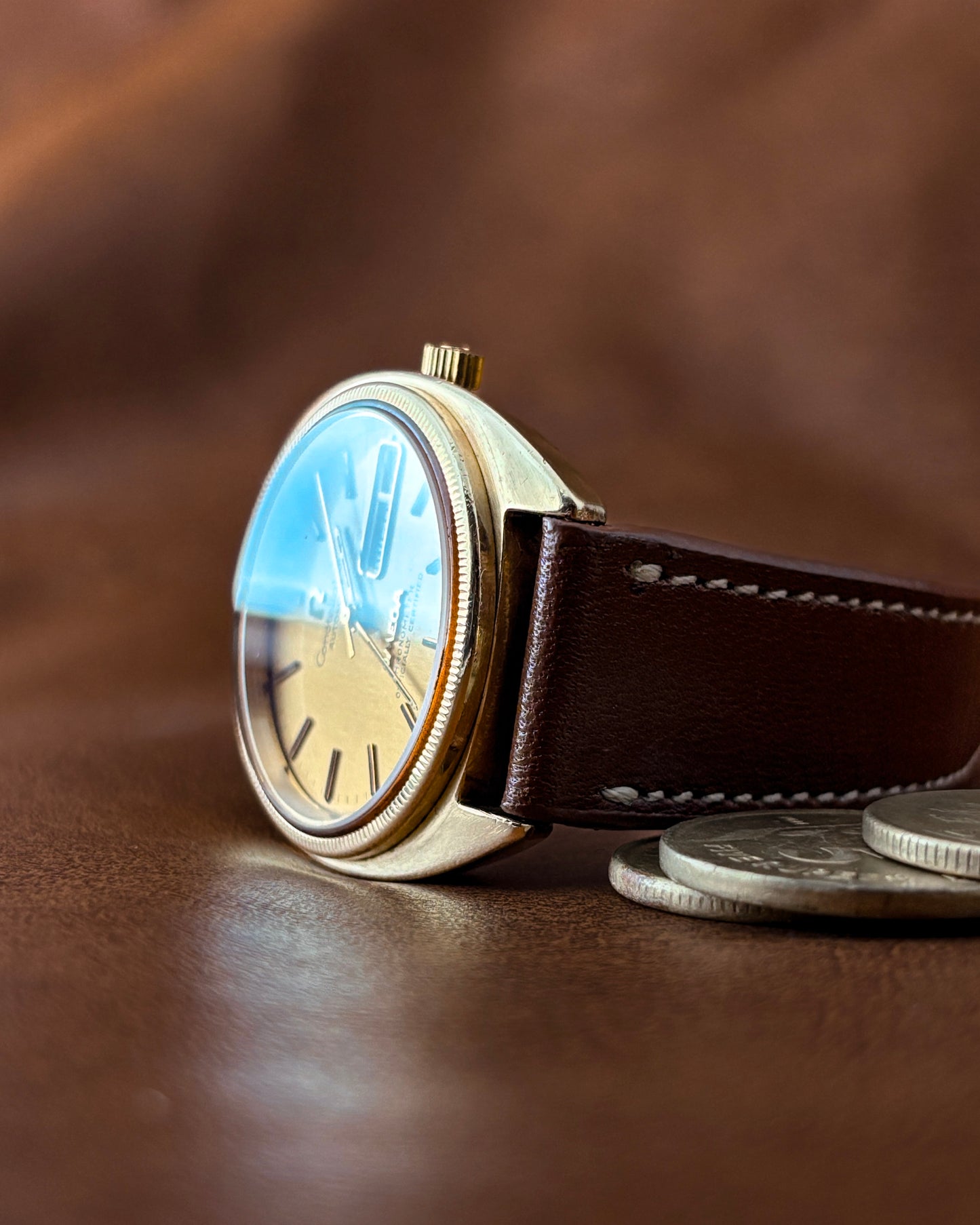 Omega Constellation | C-Shape | CD 166.0247 | Gold-Cap