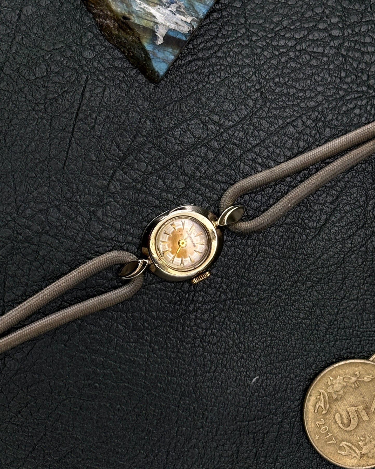 Longines Ladies Cocktail Watch- Gold Cap