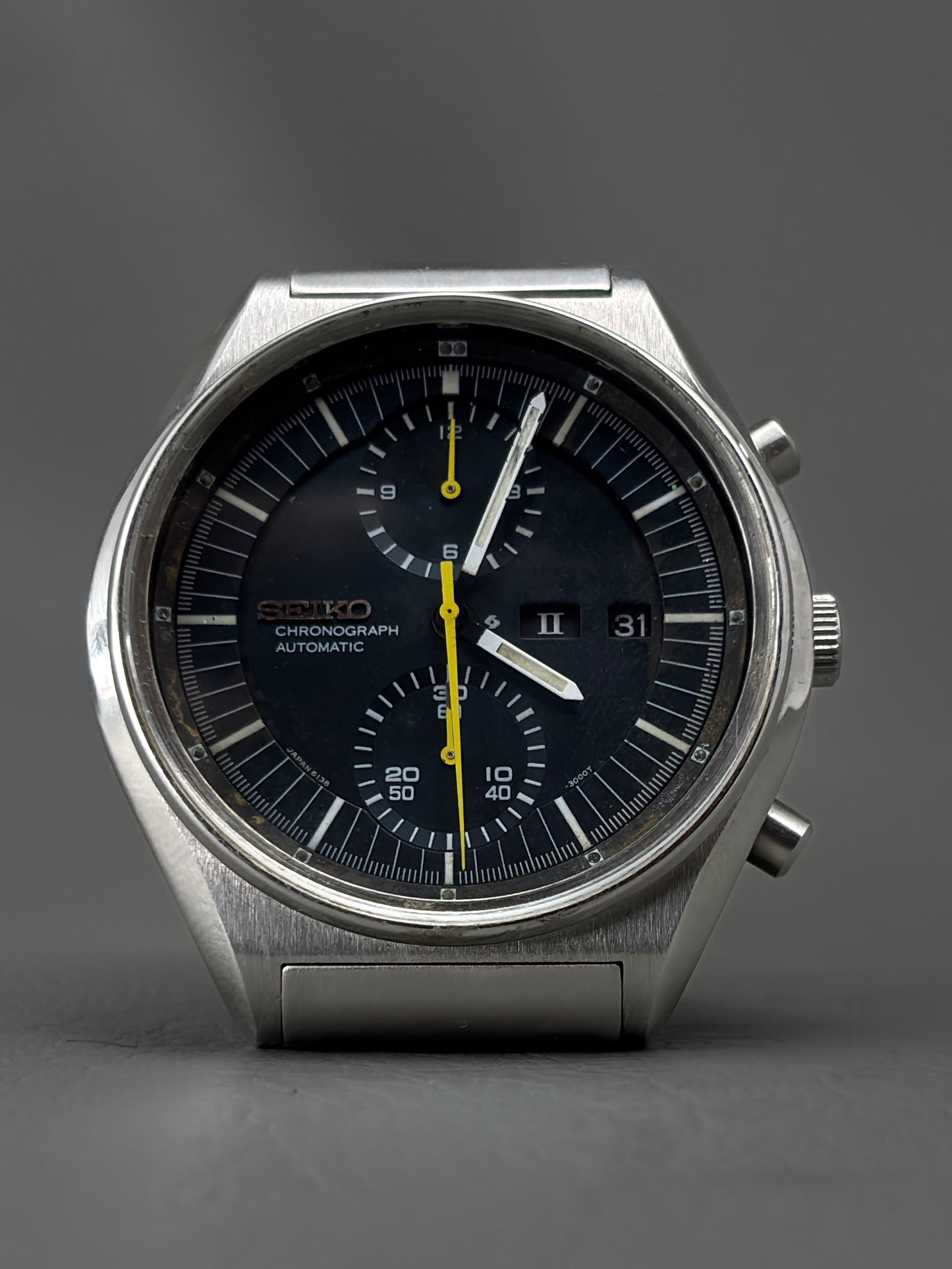Seiko Jumbo Chronograph - America version - Stelux bracelet