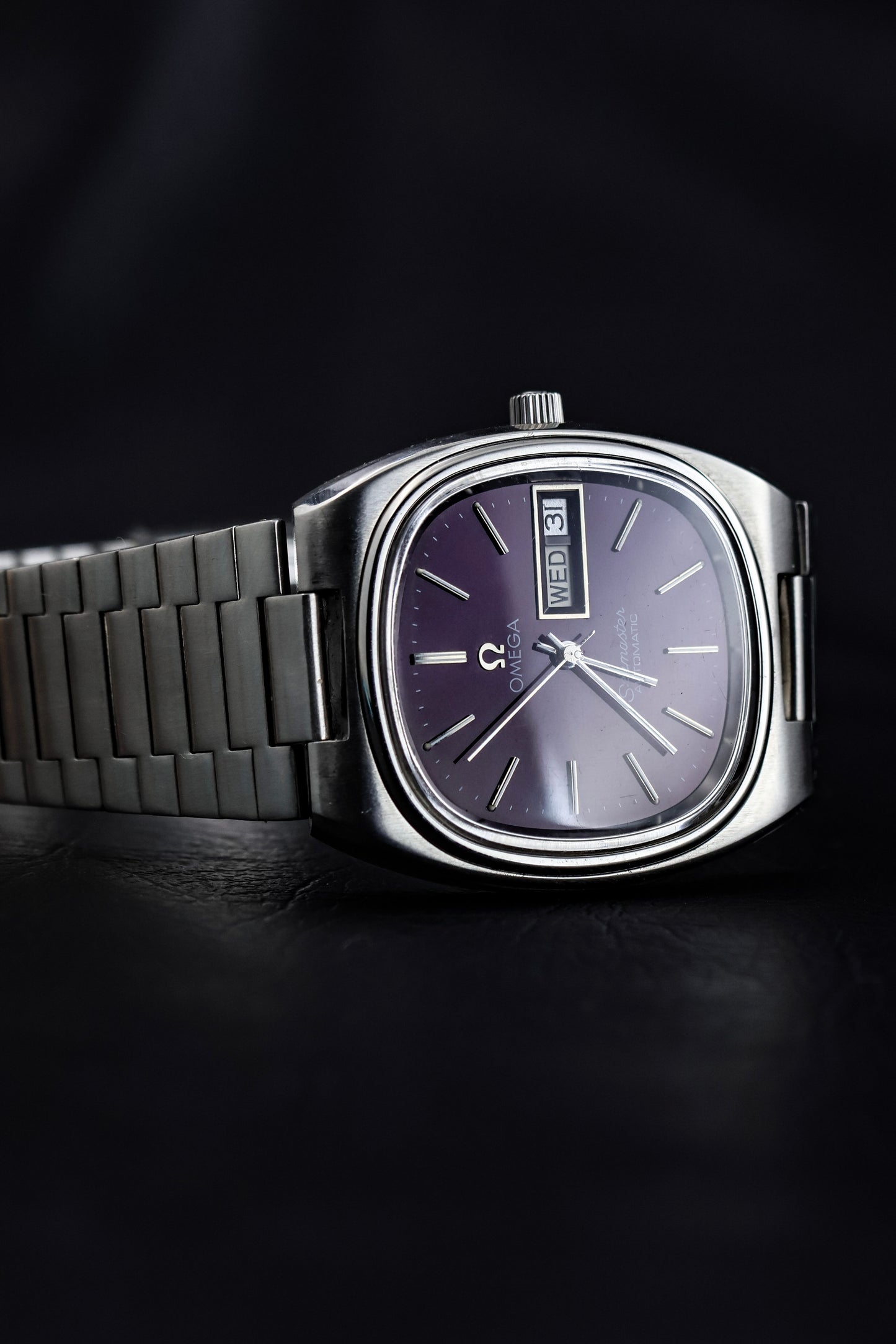 Omega Seamaster TV - Purple Dial
