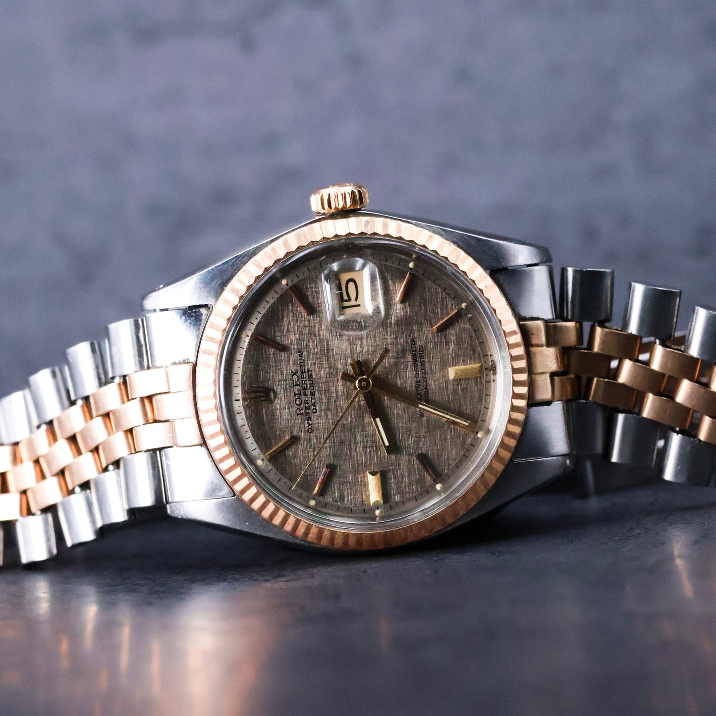 Rolex Datejust Grey Linen Dial