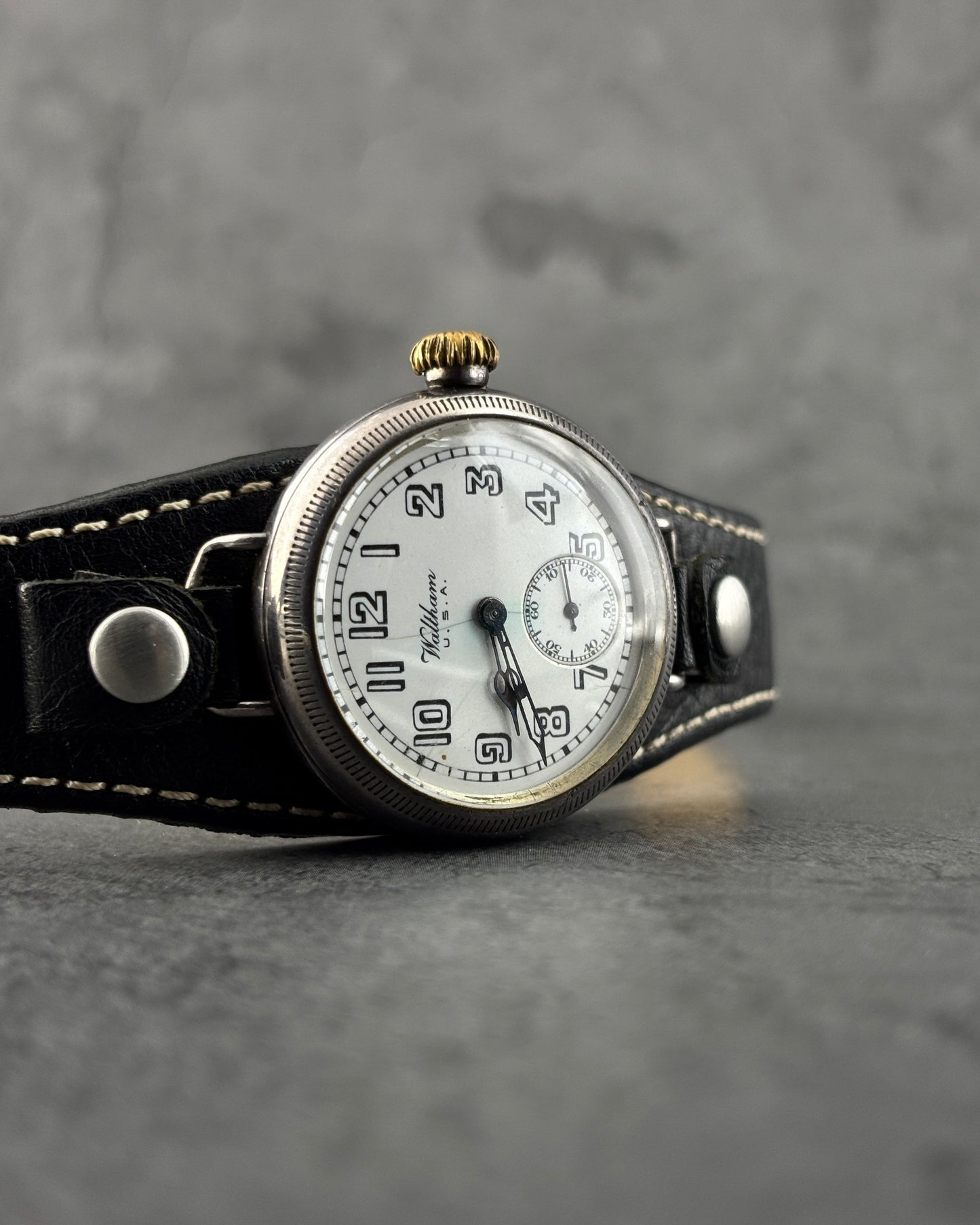 Waltham USA WWI Trench Watch - Sterling Silver- 1916