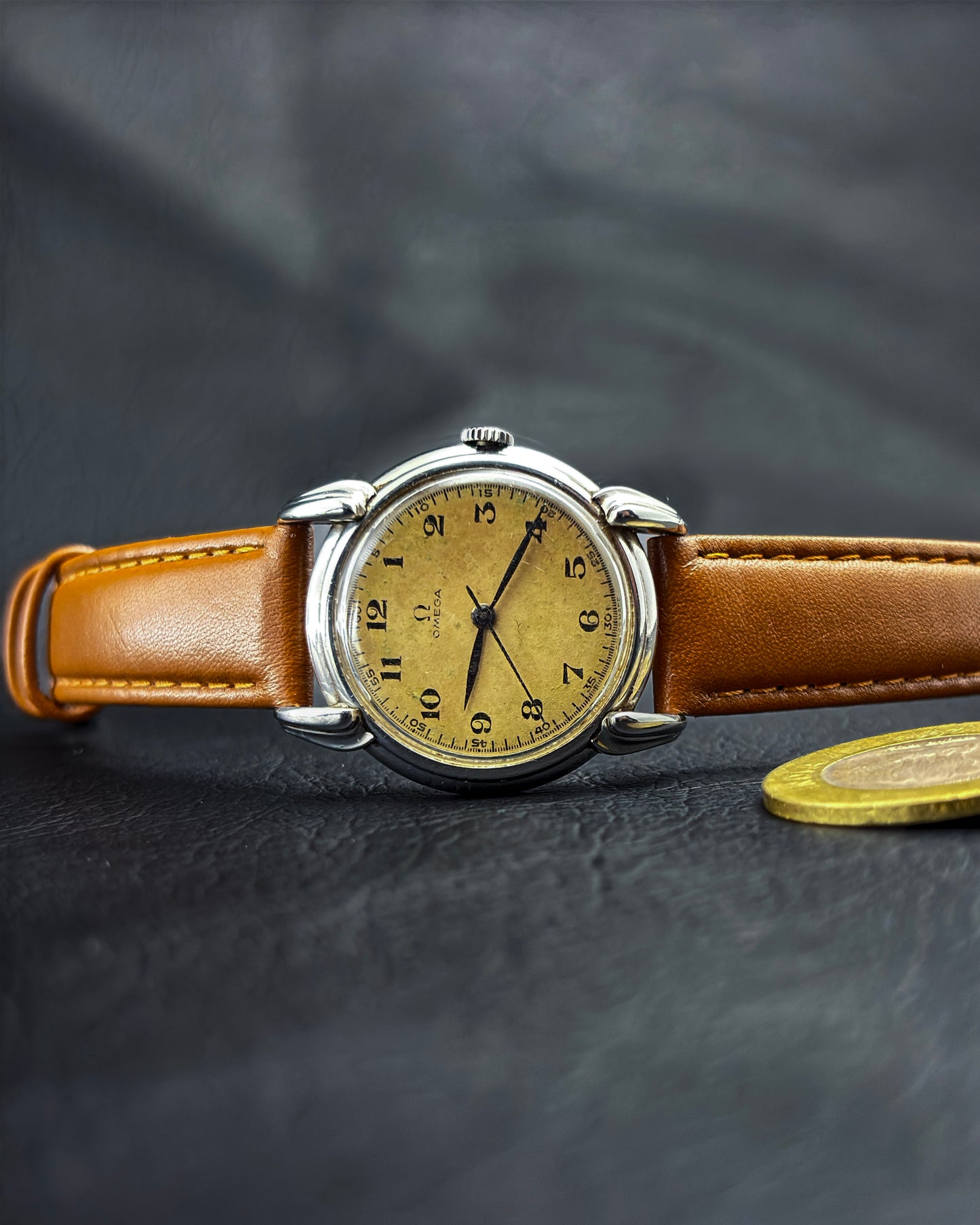 Omega Art Deco 1940s vintage watch